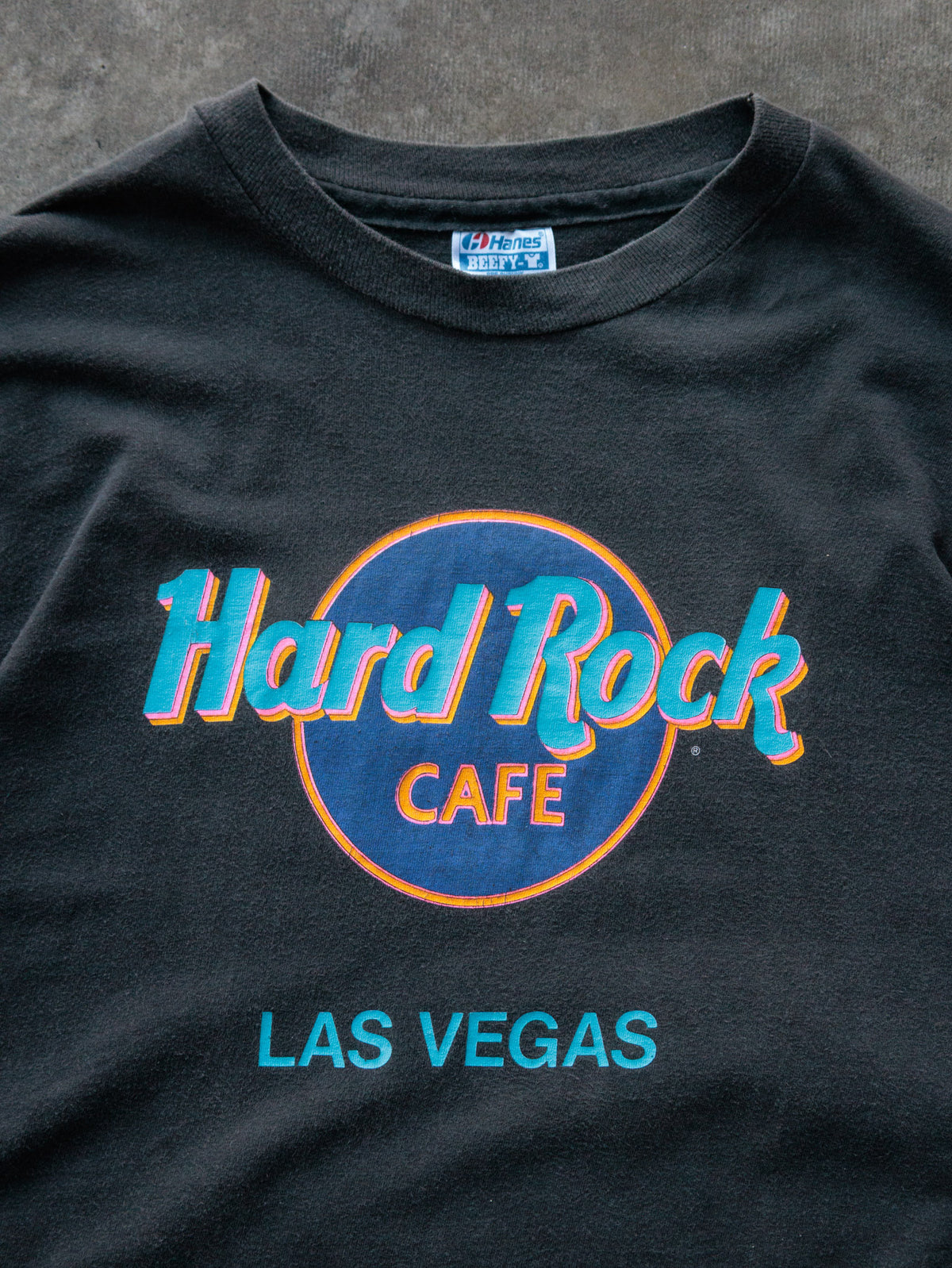 Vintage 90s Black Hard Rock Cafe Las Vegas Tee (L)