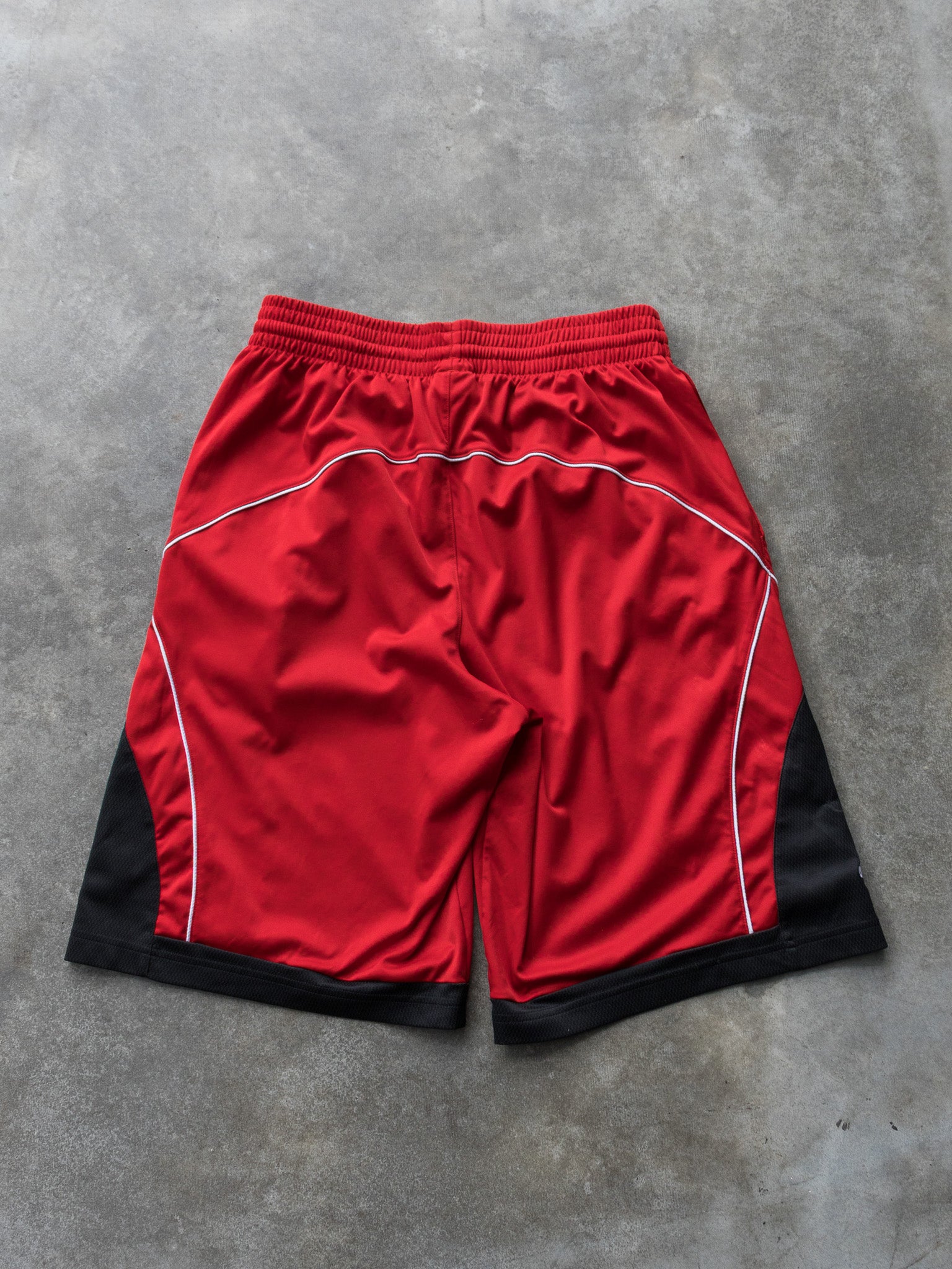 Vintage Red Adidas Basketball Shorts (M)