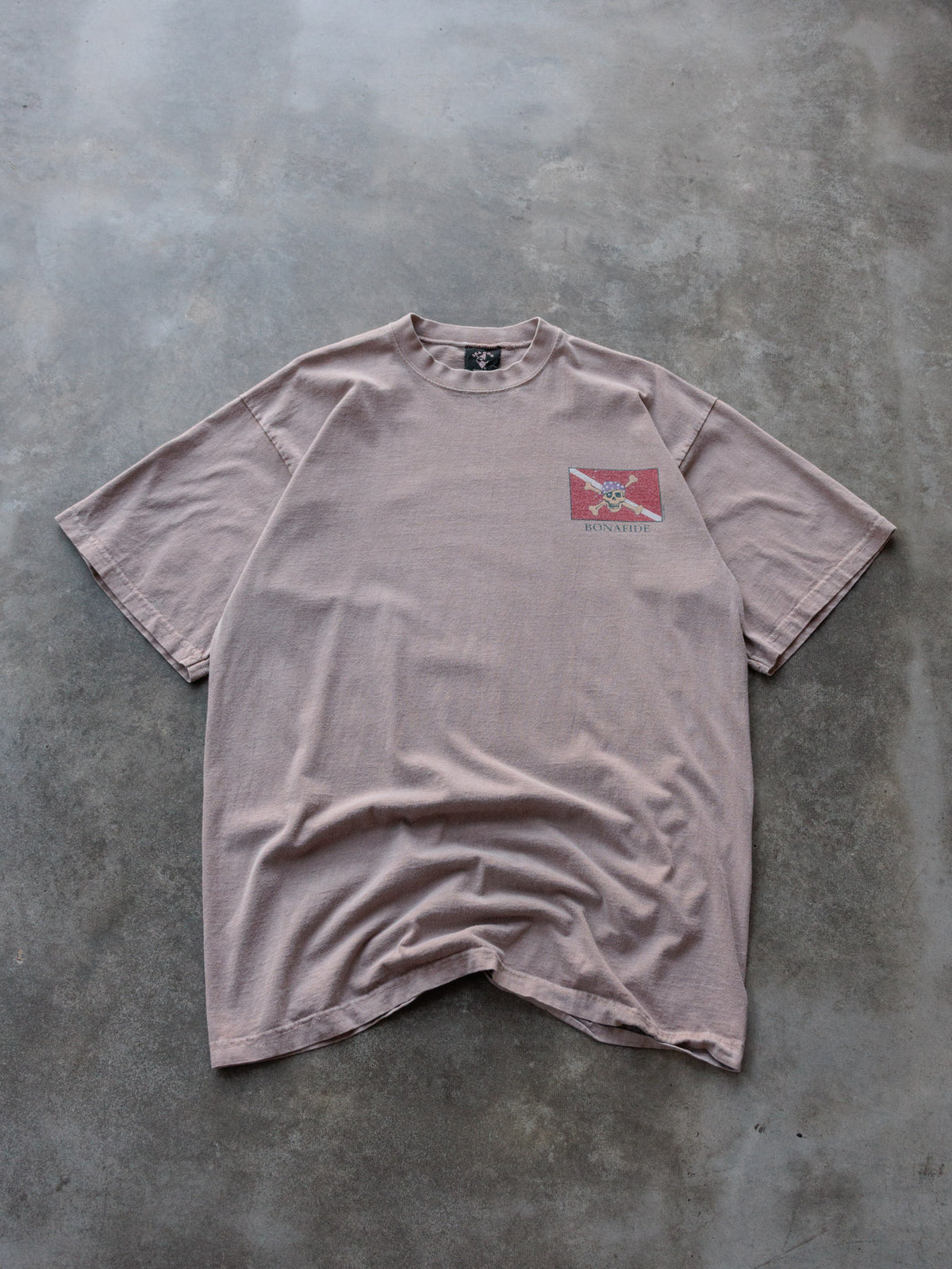 Vintage 90s Pink Sea Dog Jacksonville Beach Dolphin Slogan Tee (XL)