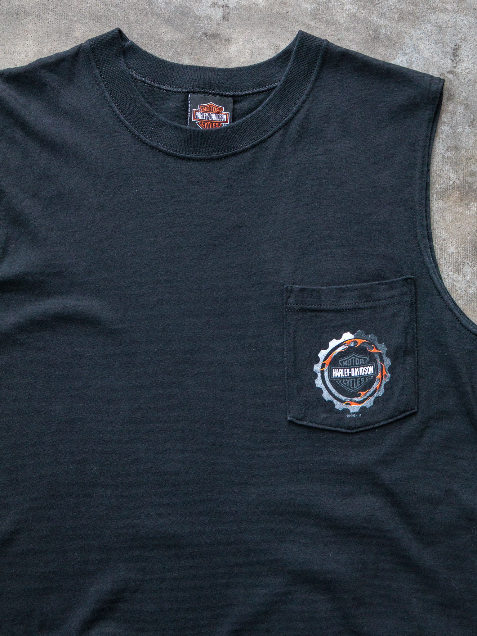 Vintage 2002 Harley-Davidson Bossier City LA Tank (M)