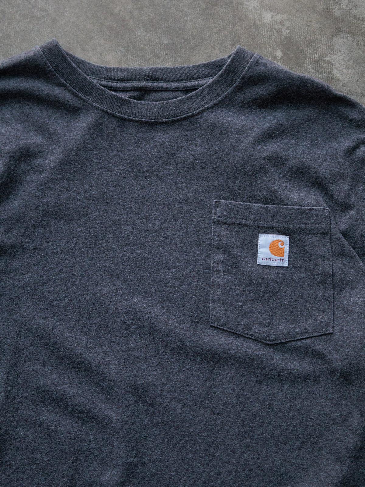 Vintage Grey Carhartt Long Sleeve Tee (M)