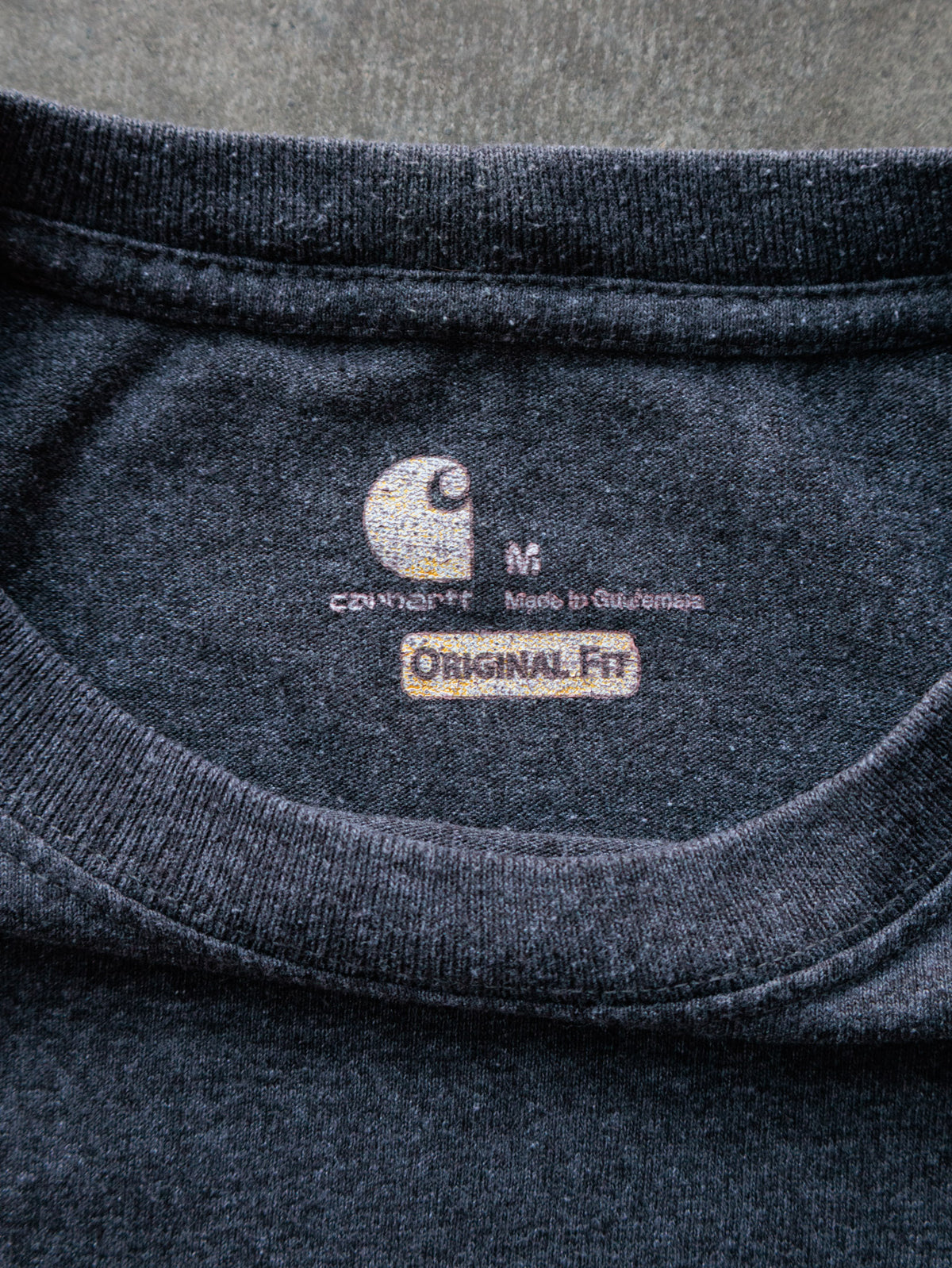 Vintage Grey Carhartt Long Sleeve Tee (M)