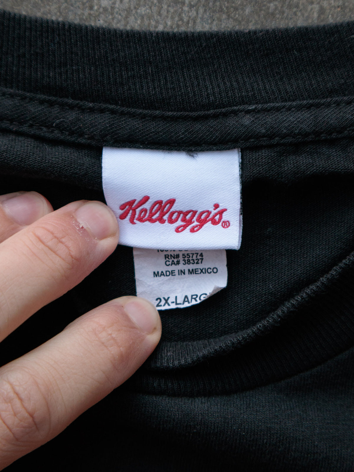 Vintage 00s Black Kellogg's The Breakfast Club Tee (2XL)