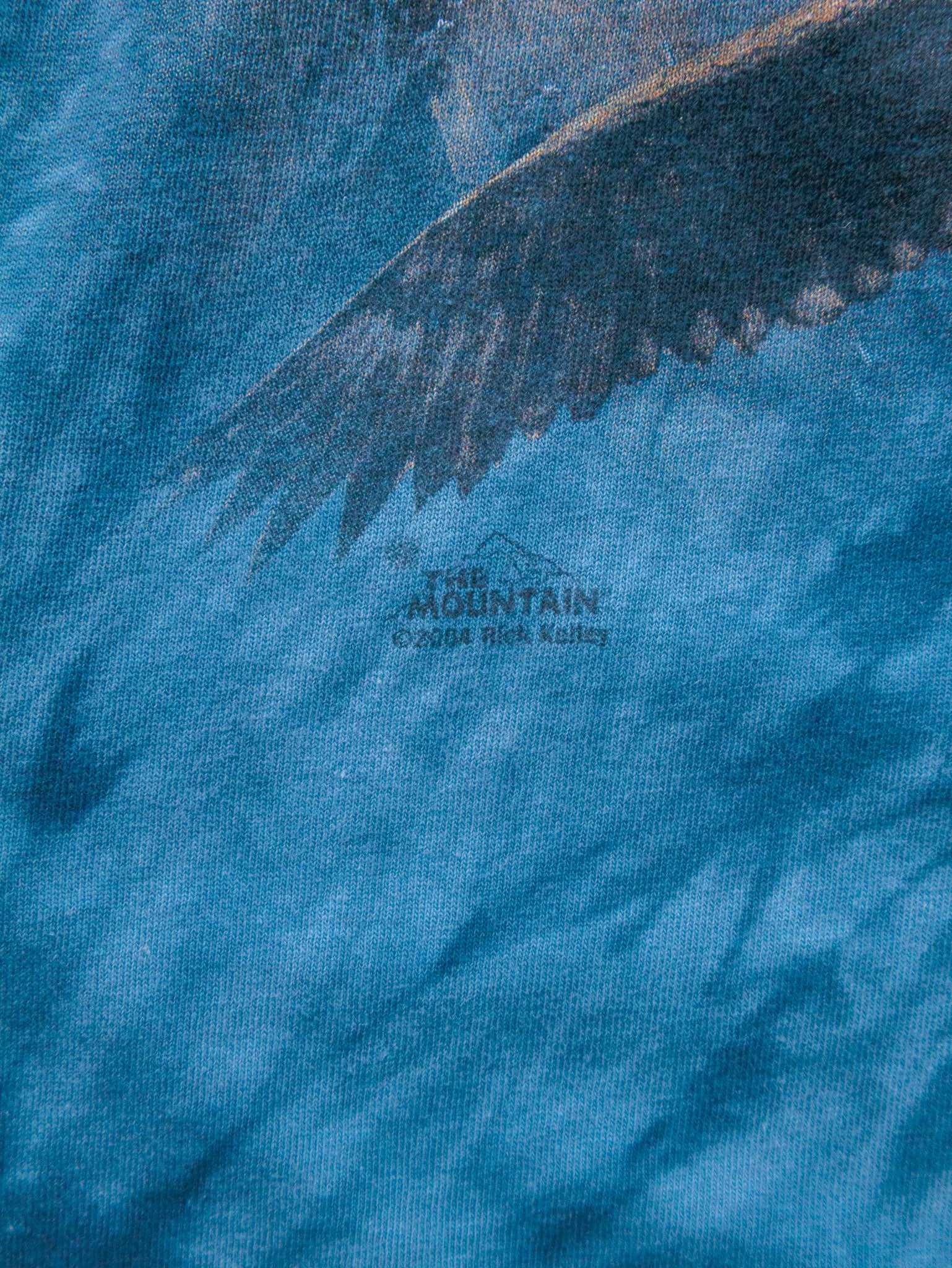 Vintage 2004 Blue Tie Dye American Eagle Graphic Tee (L)