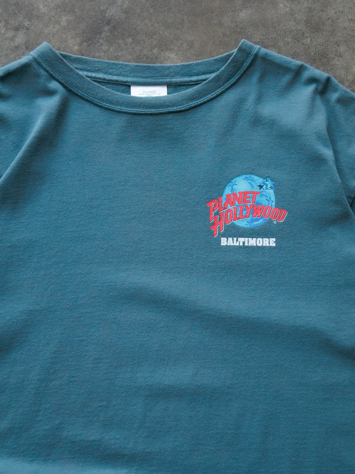 Vintage 90s Green Planet Hollywood Baltimore Tee (XL)