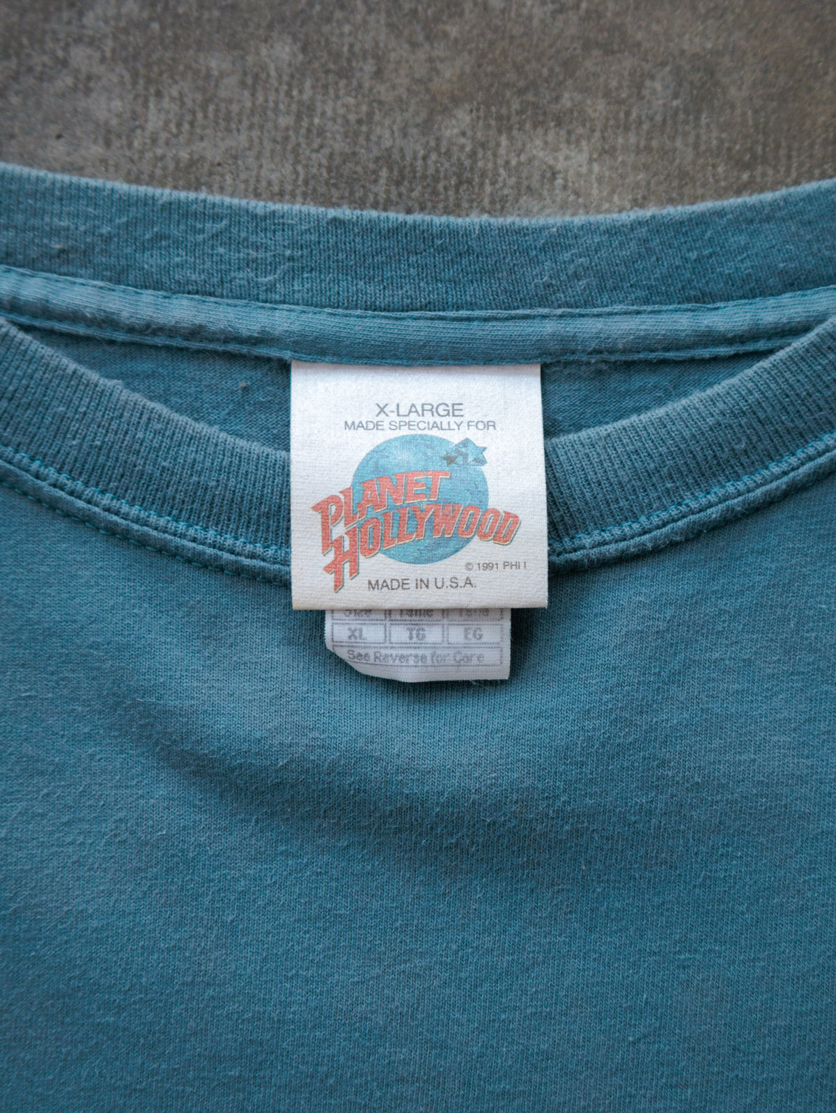 Vintage 90s Green Planet Hollywood Baltimore Tee (XL)