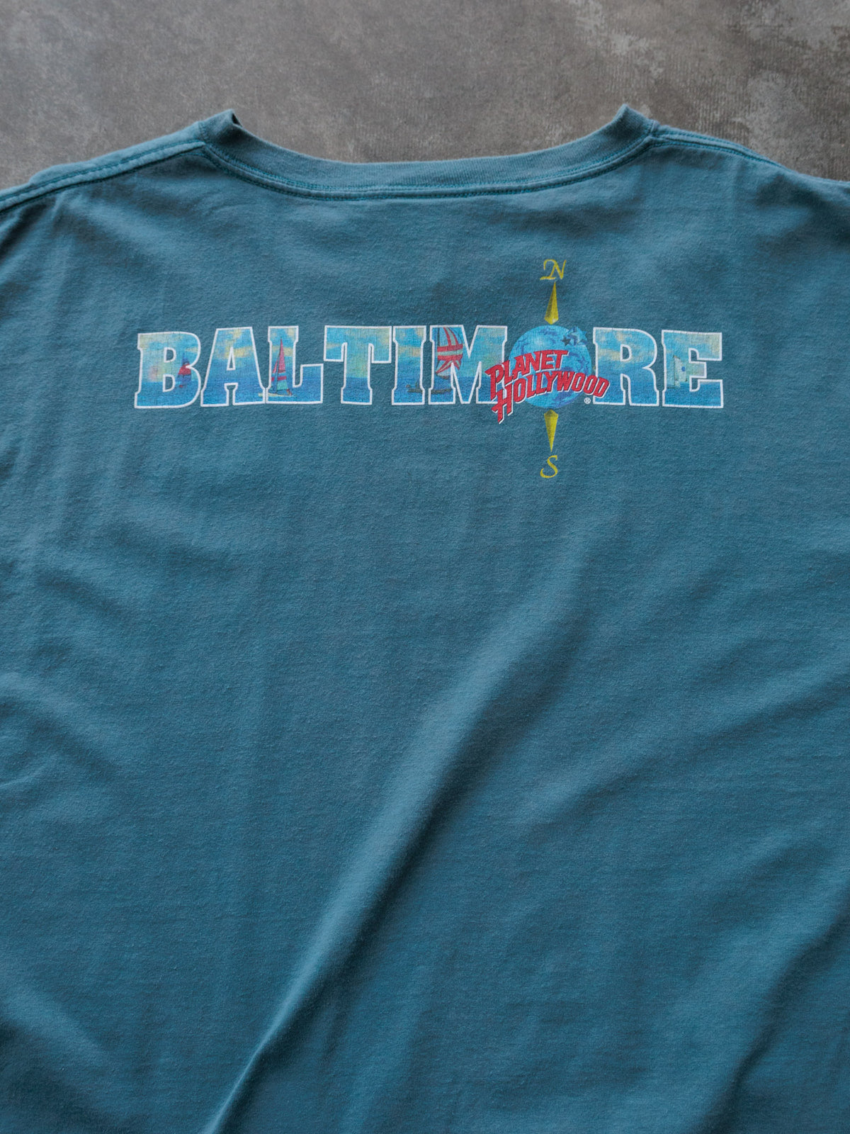 Vintage 90s Green Planet Hollywood Baltimore Tee (XL)