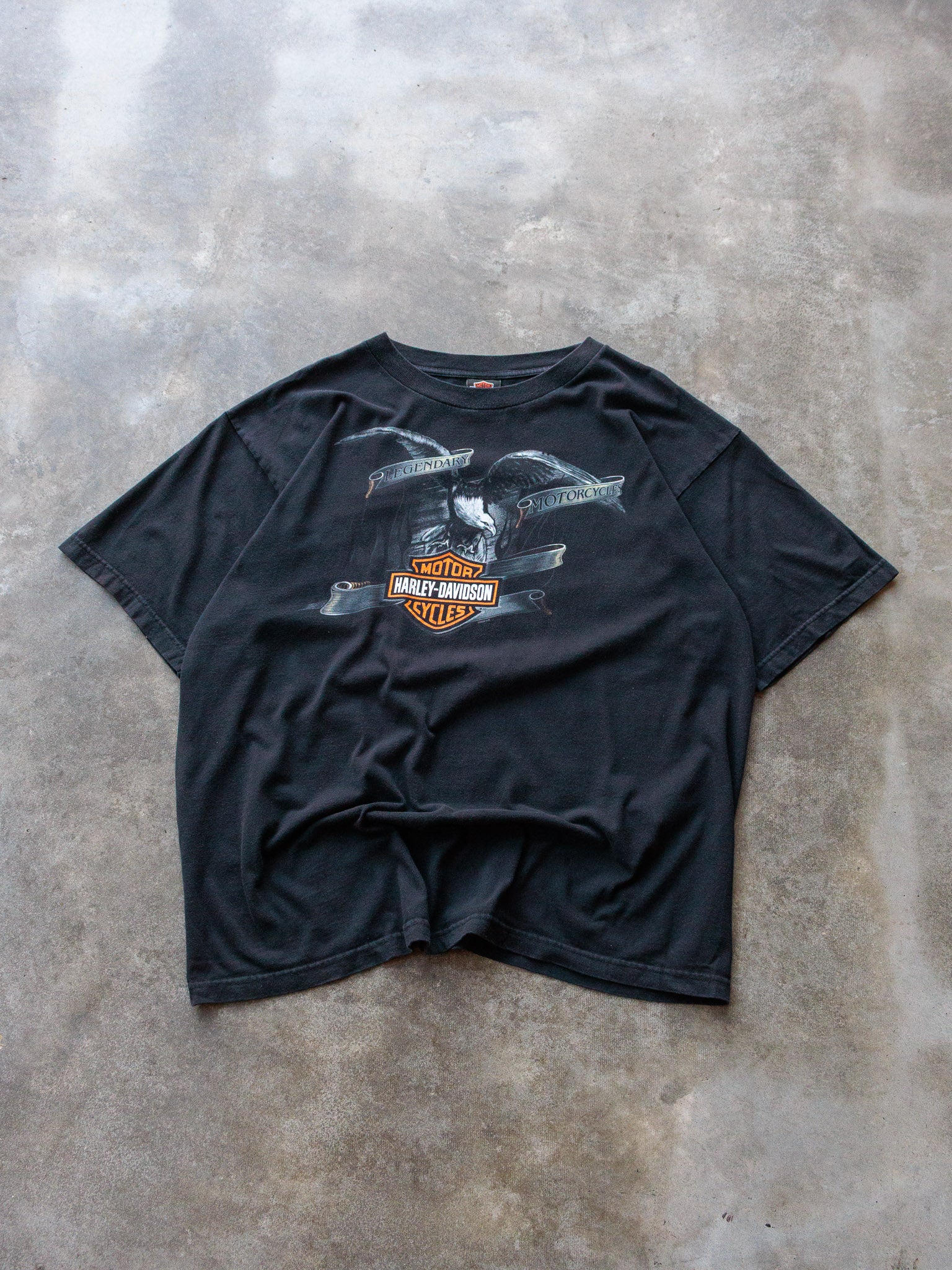 Vintage 2005 Black Harley-Davidson Mankato Minnesota Tee (2XL)