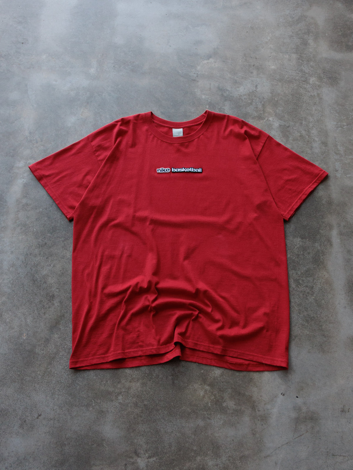 Vintage 00s Red Nike Basketball Tee (XL)