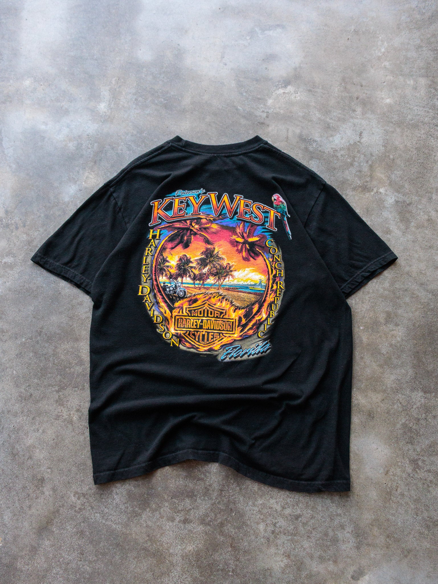 2016 Black Harley-Davidson Key West Florida Tee (L)