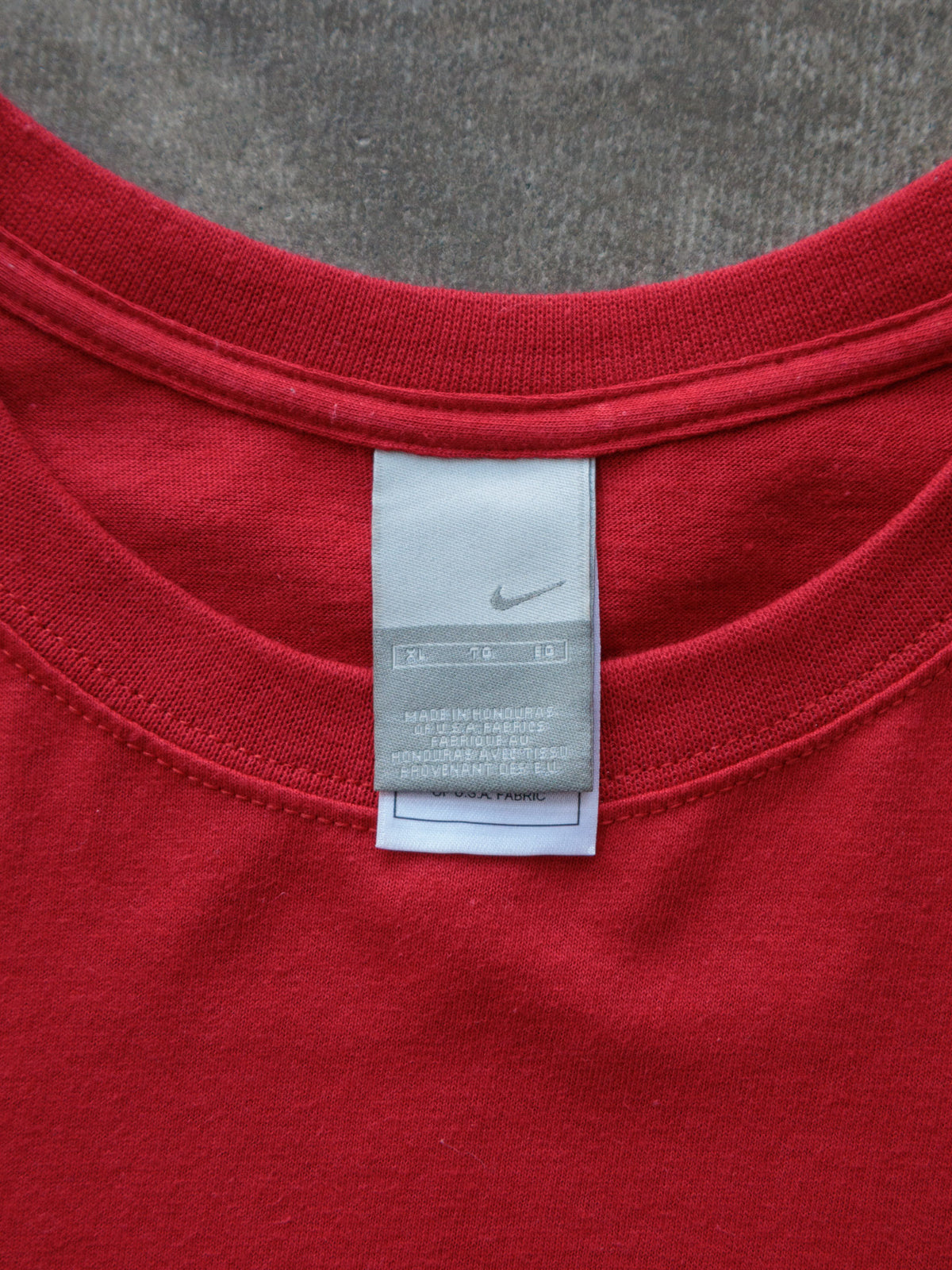 Vintage 00s Red Nike Basketball Tee (XL)