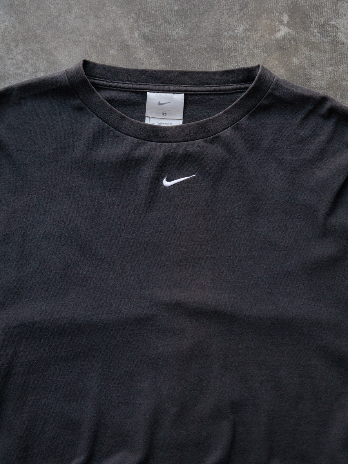 Vintage Black Nike Long Sleeve Tee (M)