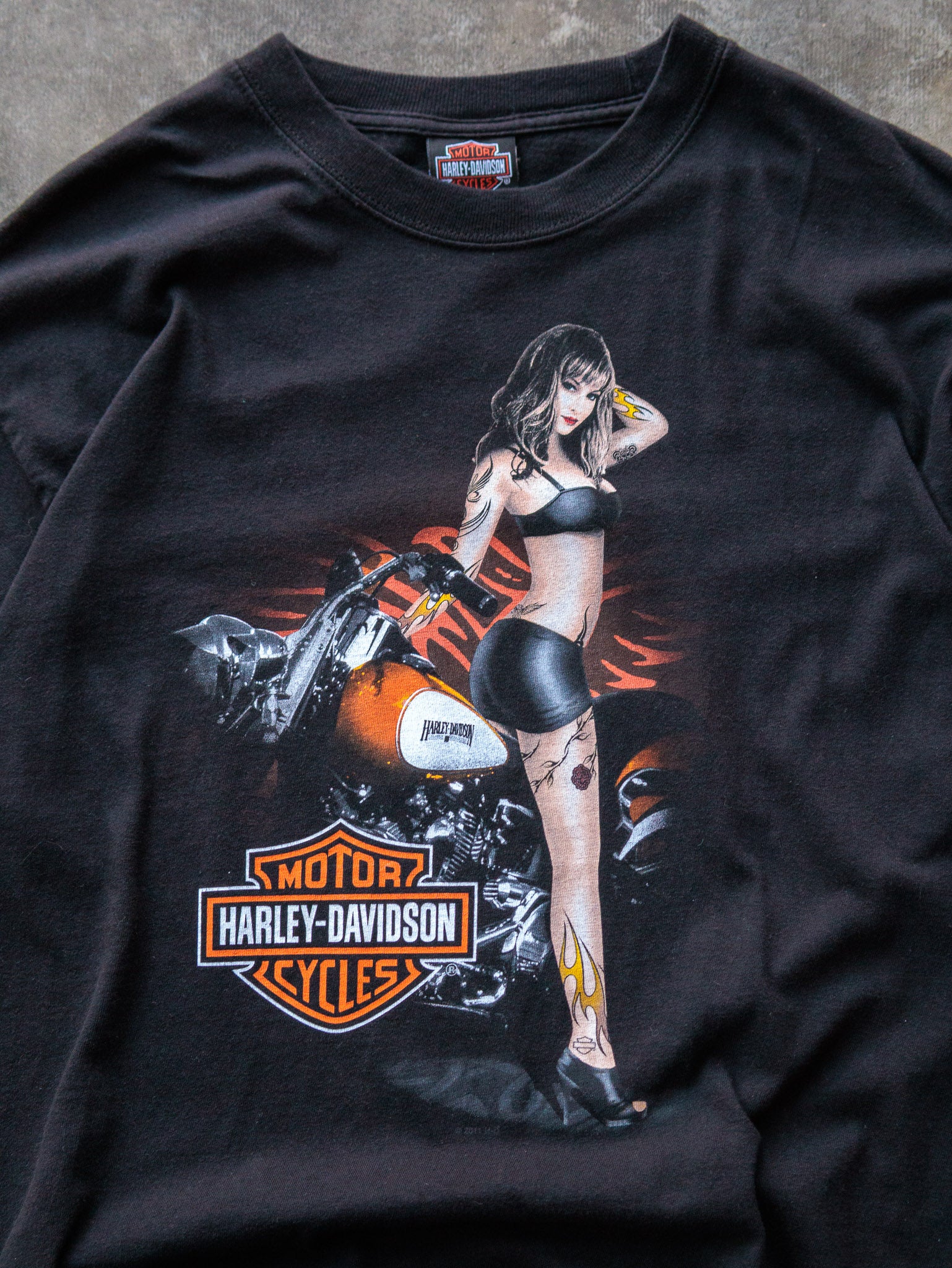 Vintage 2011 Black Harley-Davidson Rapid City Tee (L)