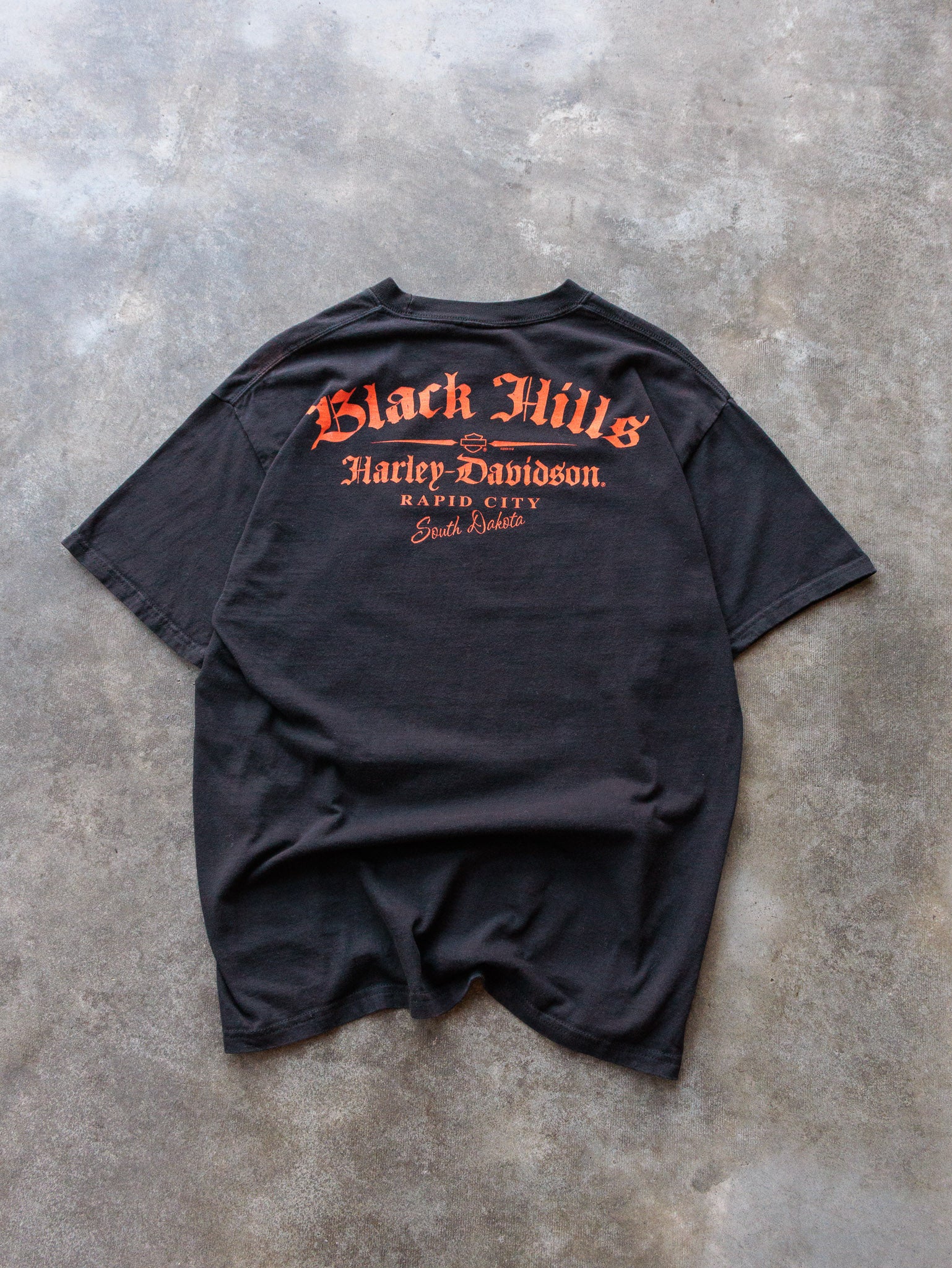 Vintage 2011 Black Harley-Davidson Rapid City Tee (L)