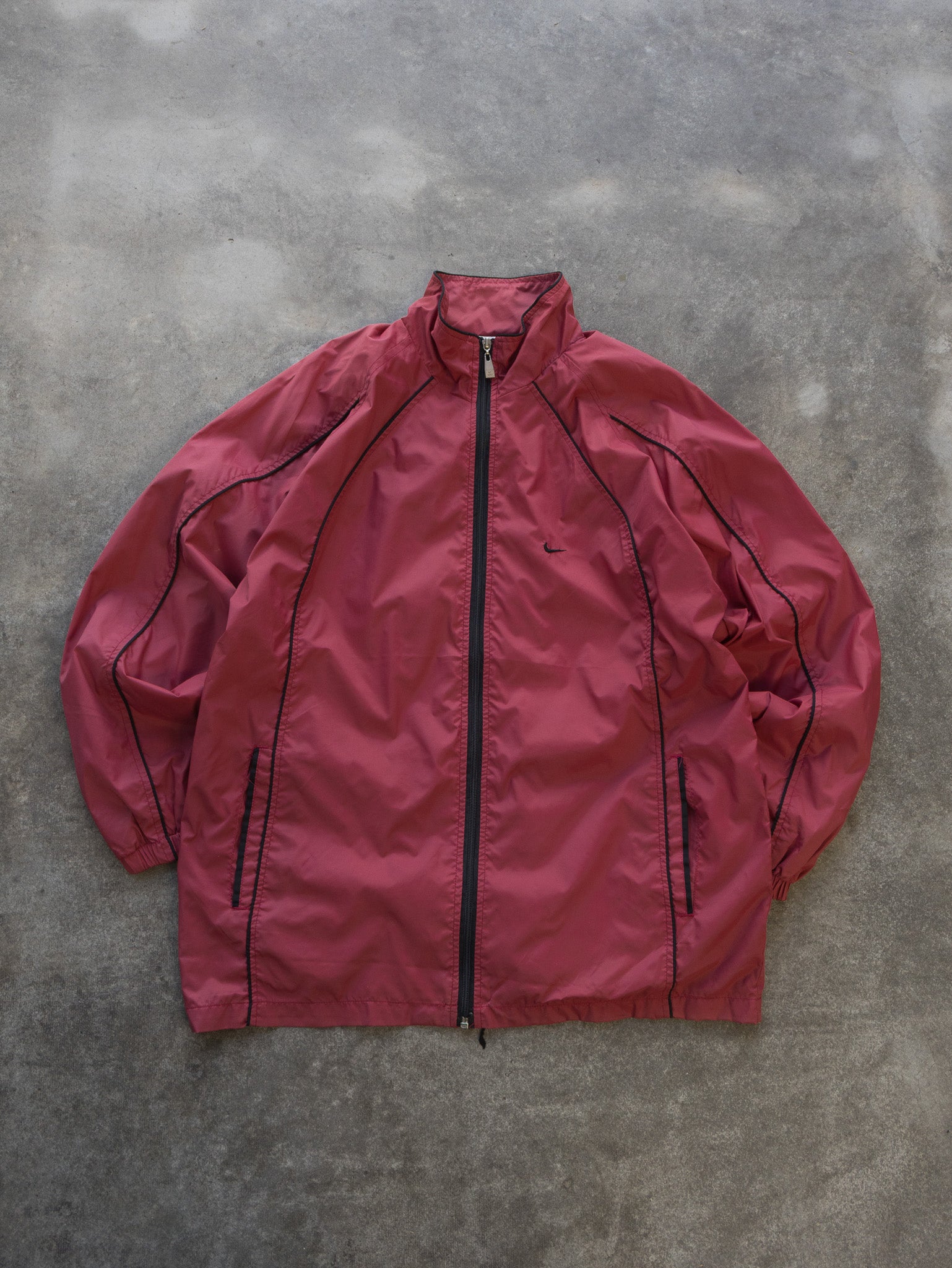 NIKE アウター　レッド　M Vintage Red Nike Windbreaker Jacket (M)