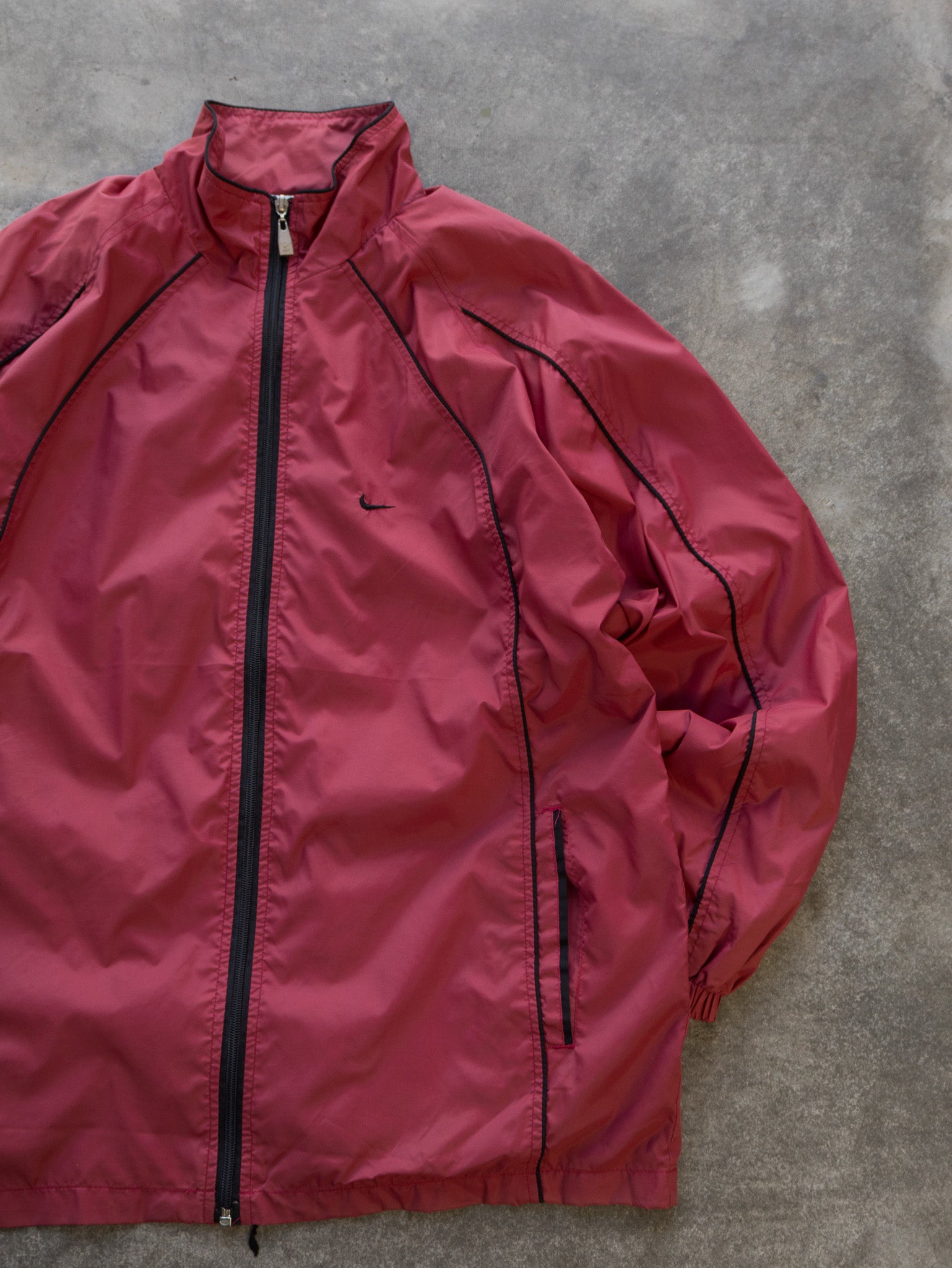 Vintage Red Nike Windbreaker Jacket (M)