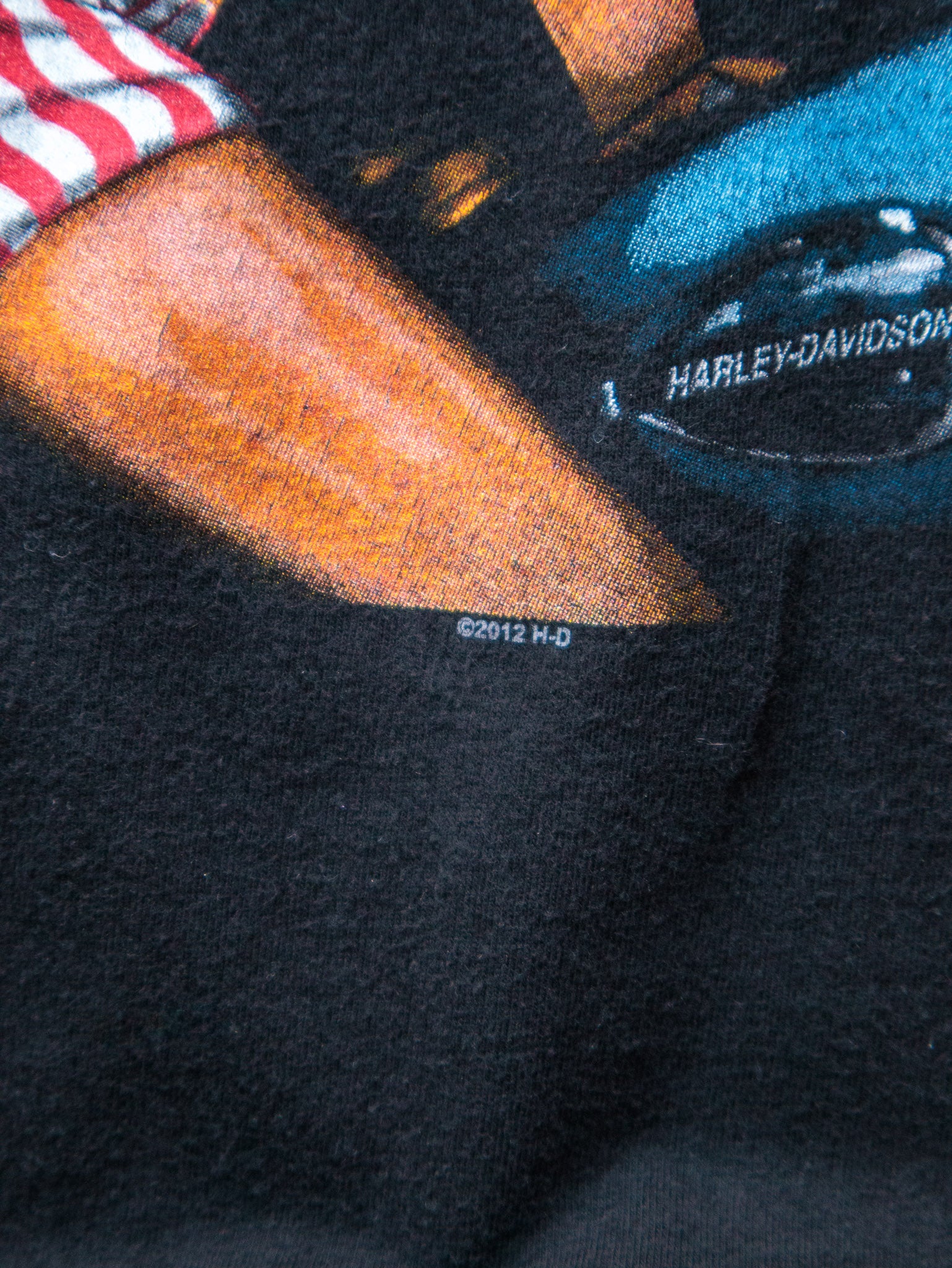 Vintage 2012 Black Harley-Davidson North Carolina Tee (L)