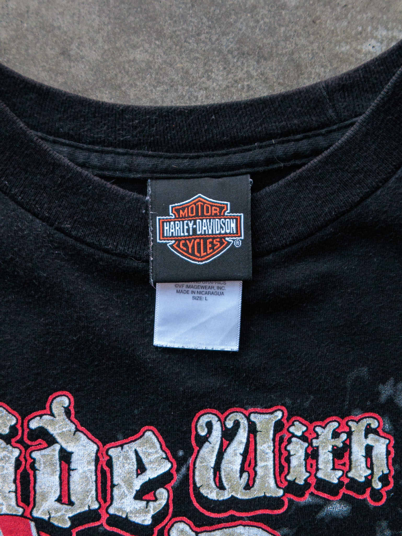 Vintage 2012 Black Harley-Davidson North Carolina Tee (L)
