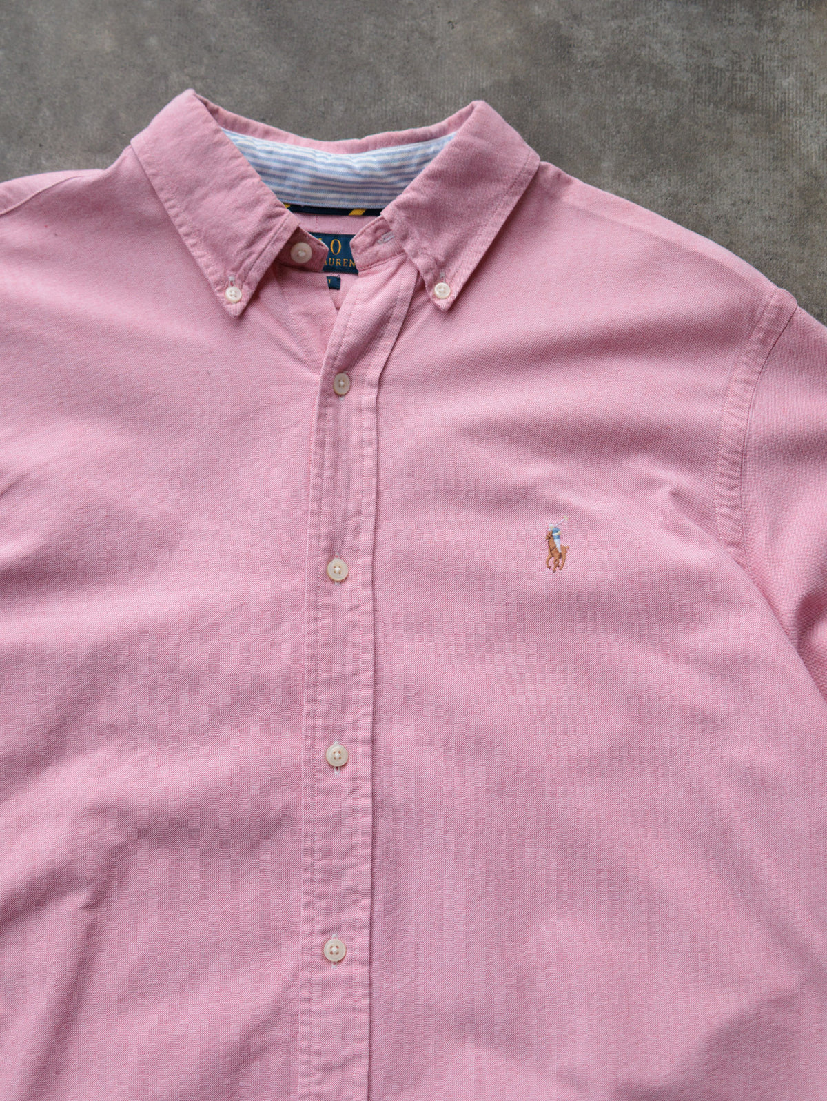 Vintage Pink Ralph Lauren Shirt (L)