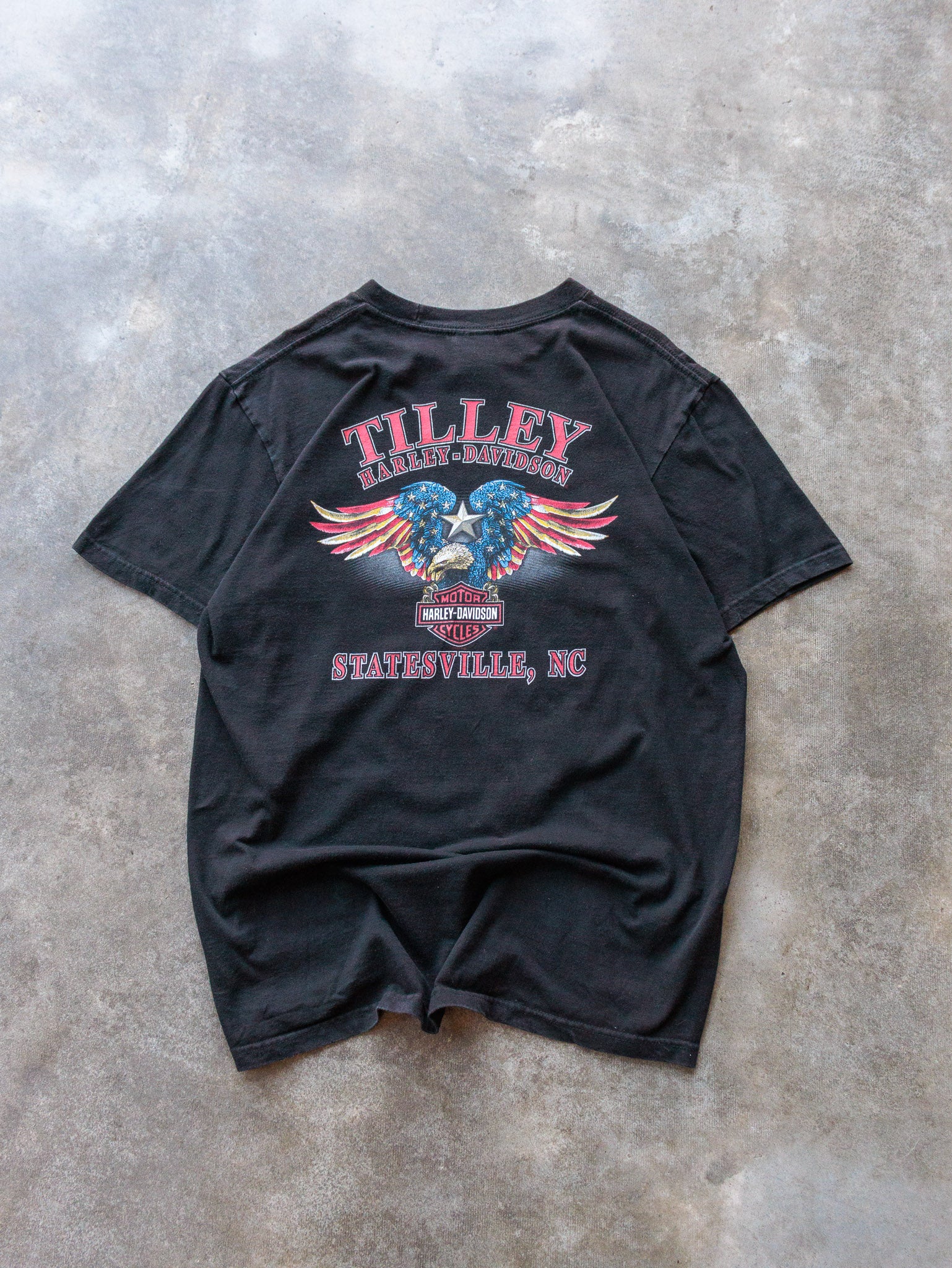 Vintage 2012 Black Harley-Davidson North Carolina Tee (L)