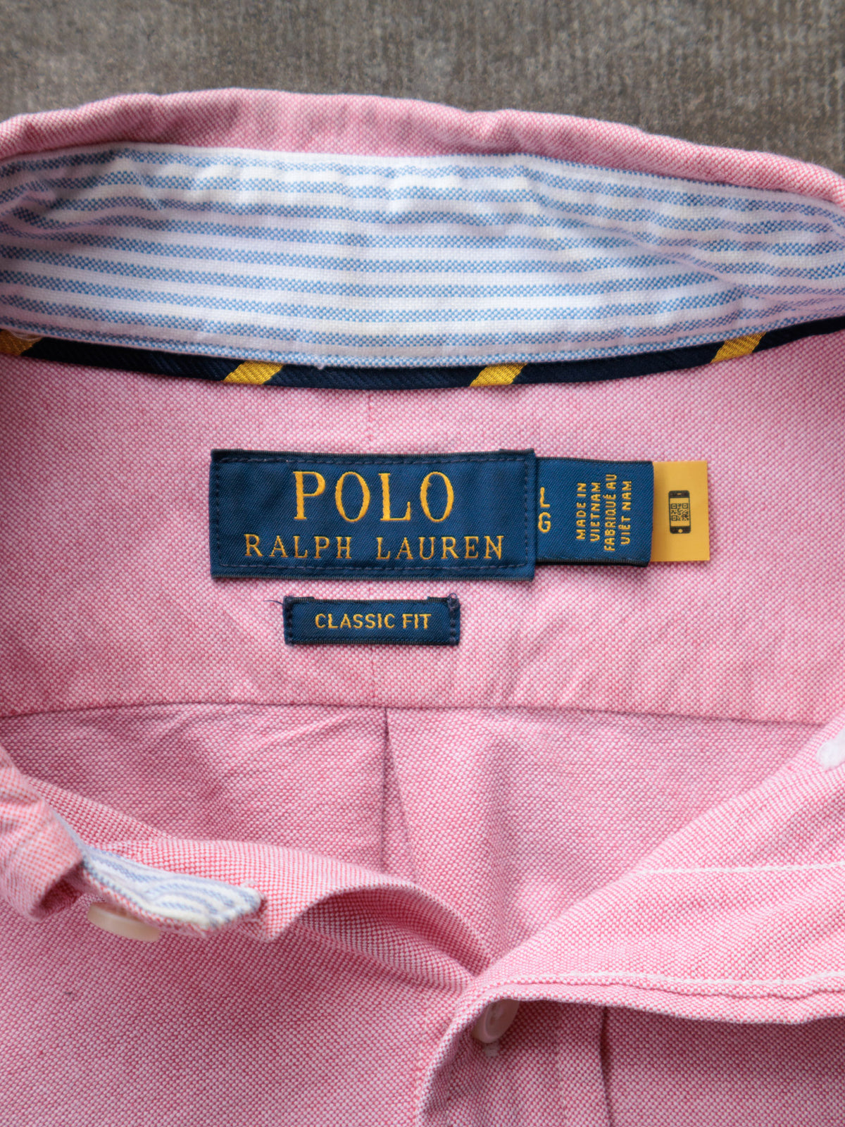 Vintage Pink Ralph Lauren Shirt (L)