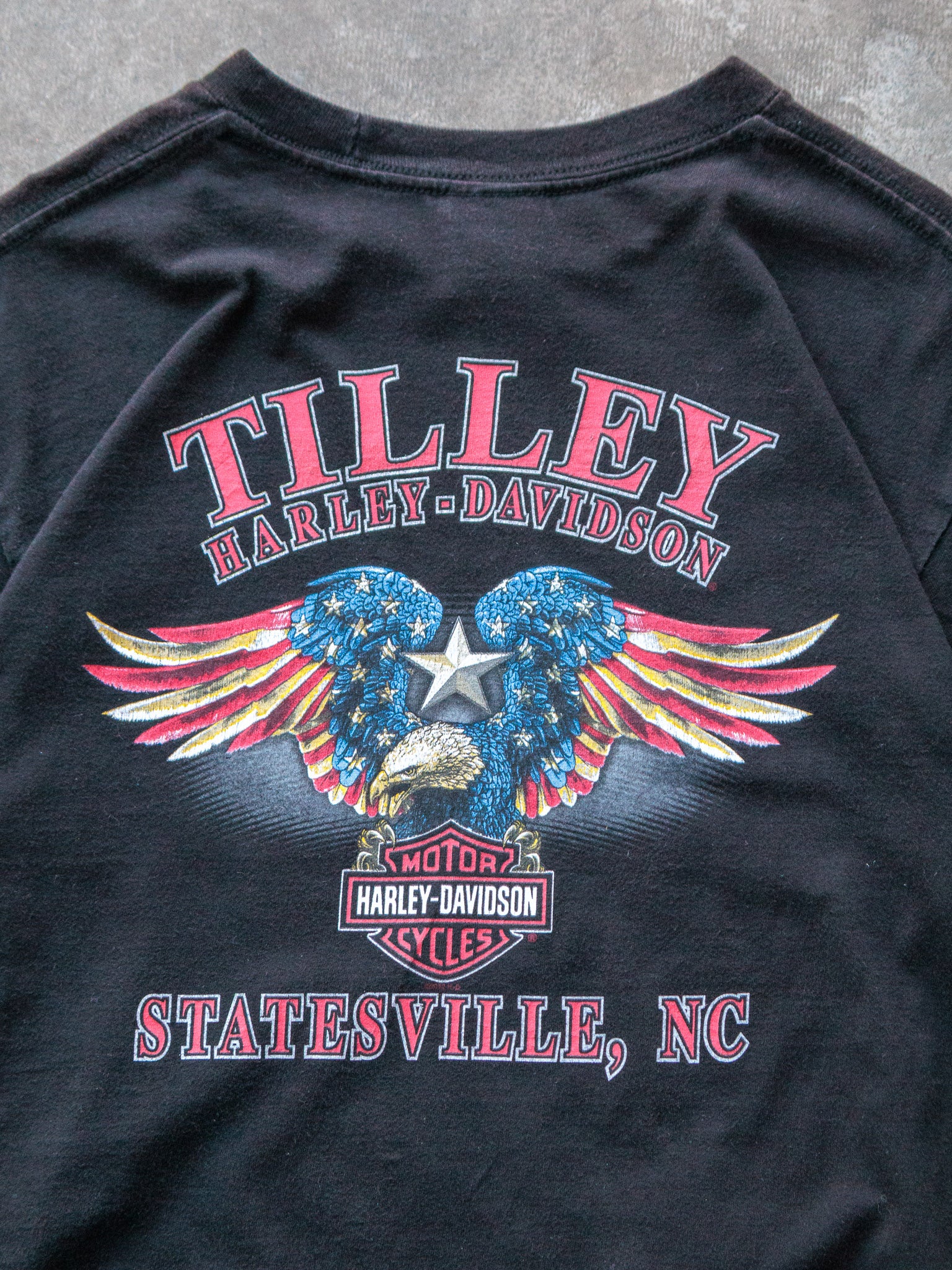 Vintage 2012 Black Harley-Davidson North Carolina Tee (L)