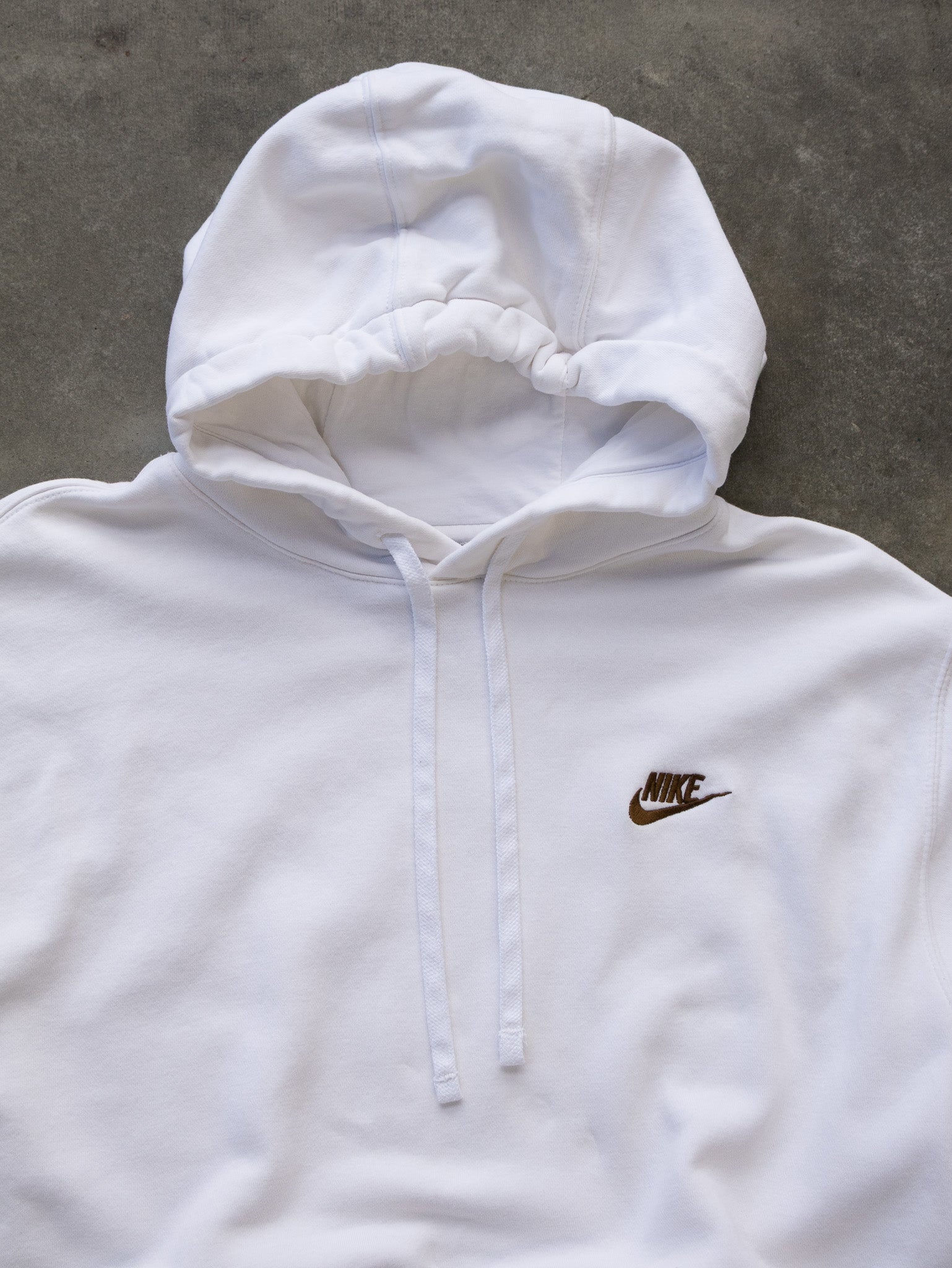 Vintage White Nike Hoodie (L)