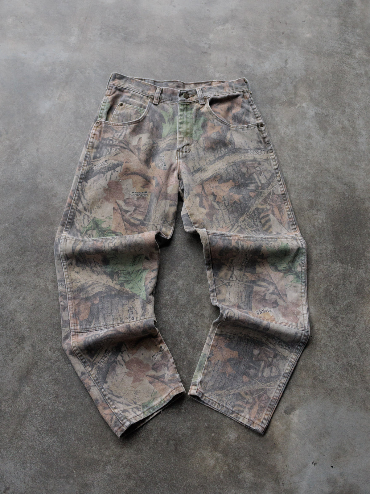 Vintage Brown Advantage Camo Wrangler Pants (W30)