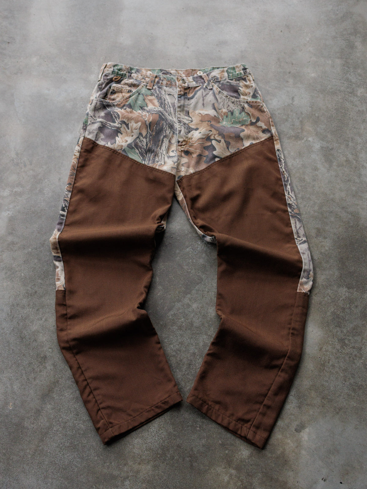 Vintage Brown Advantage Camo Wrangler Rugged Wear Pants (W36)