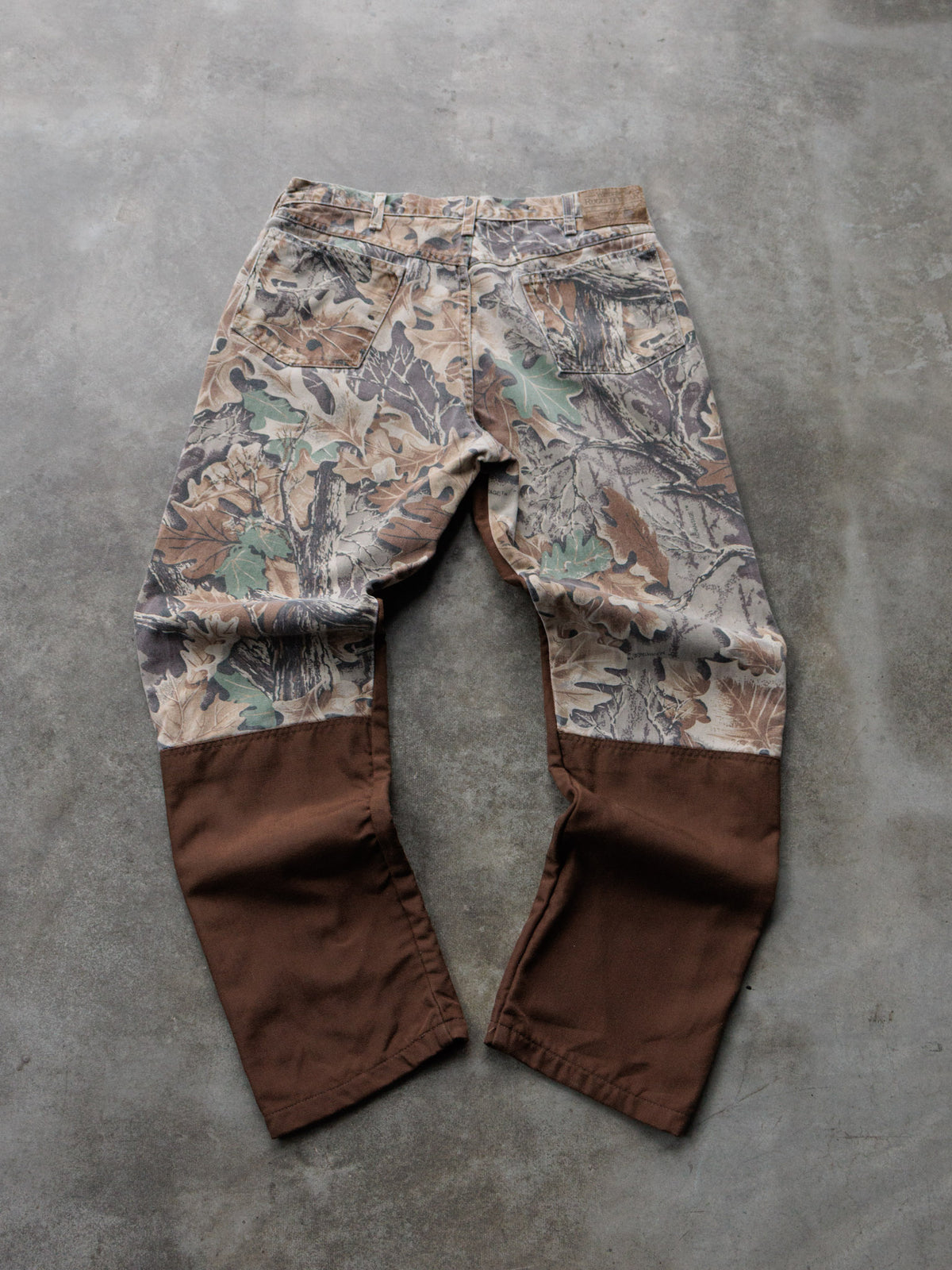 Vintage Brown Advantage Camo Wrangler Rugged Wear Pants (W36)