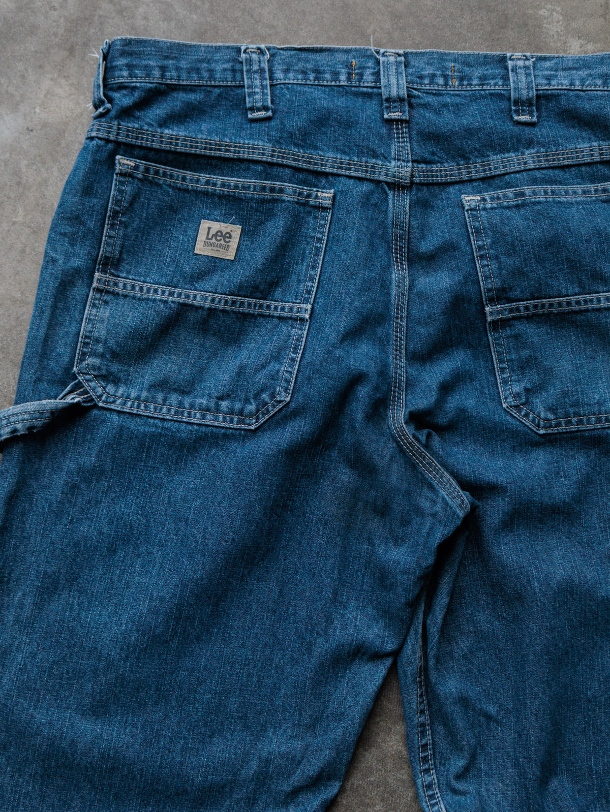Vintage 00s Blue Lee Carpenter Pants (W34)