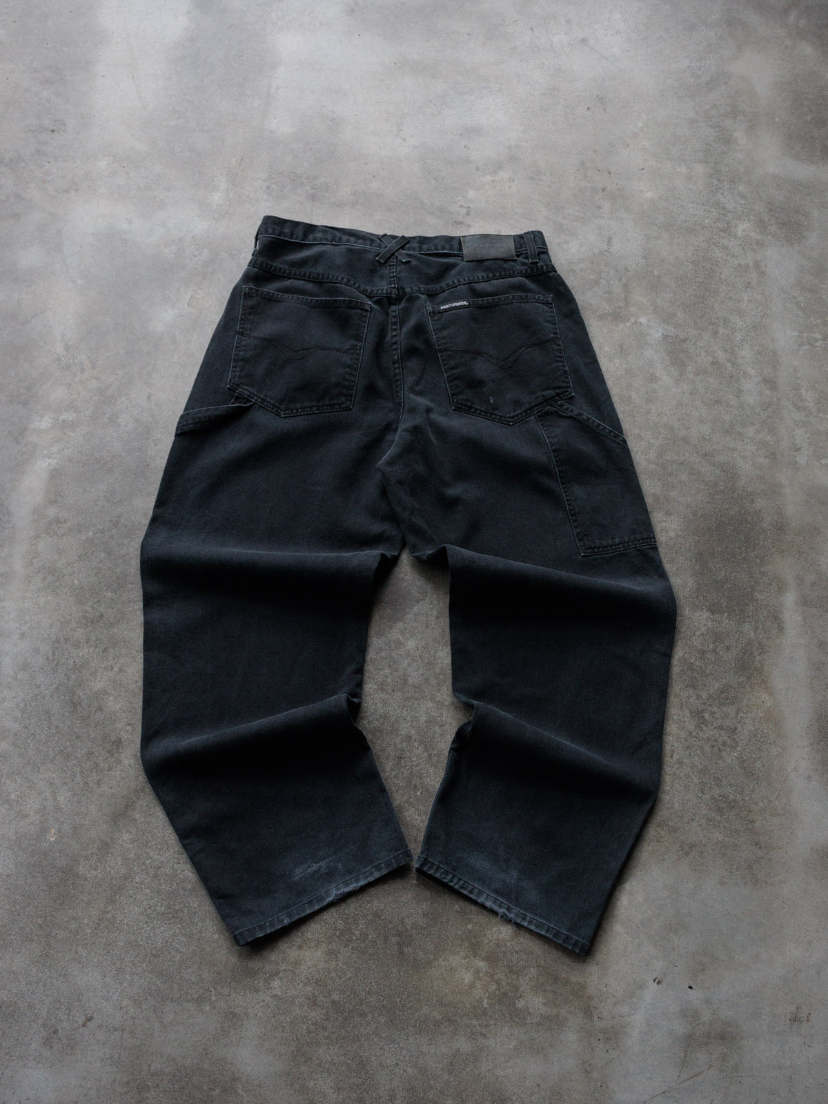 Vintage 90s Black Harley-Davidson Carpenter Pants (W34)