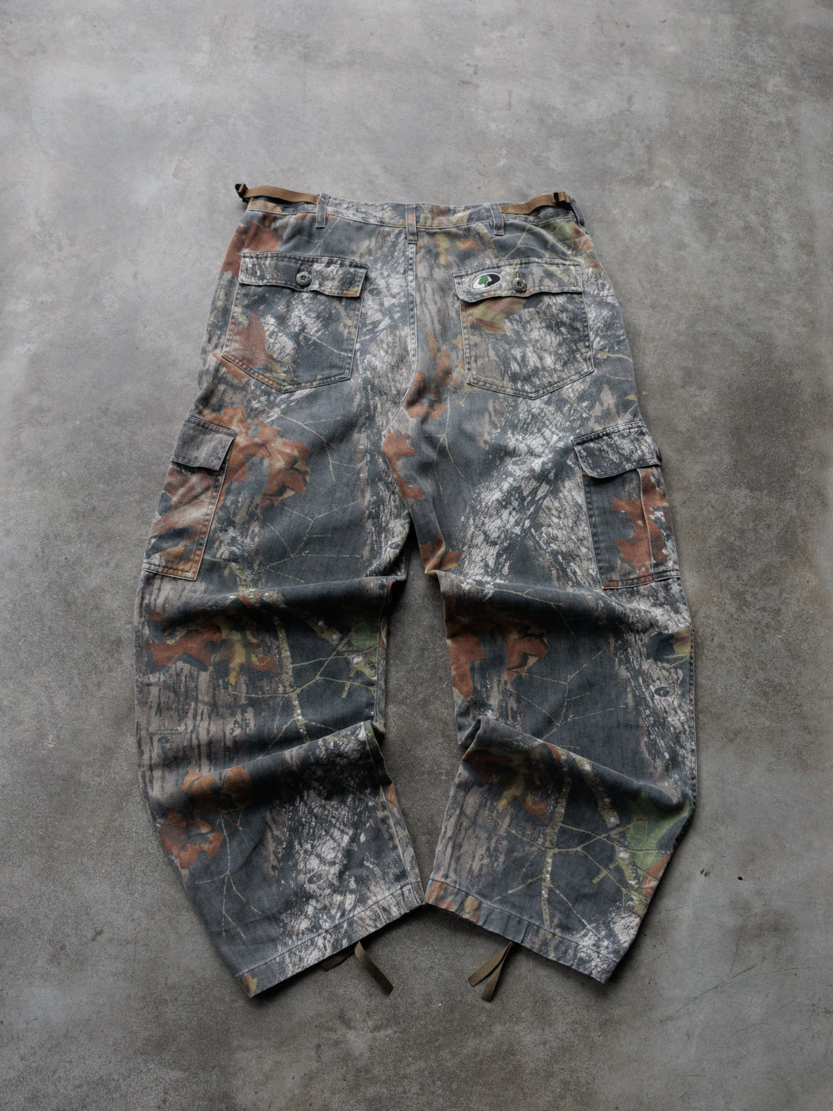 Vintage Grey Camo Mossy Oak Cargo Pants (M)