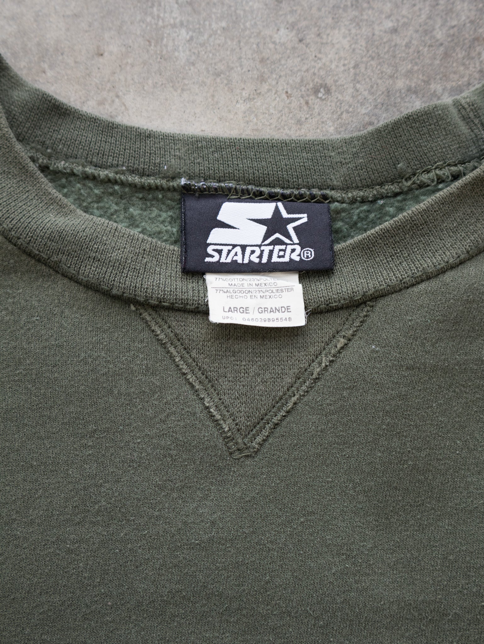 Vintage Green Starter Sweatshirt (L)