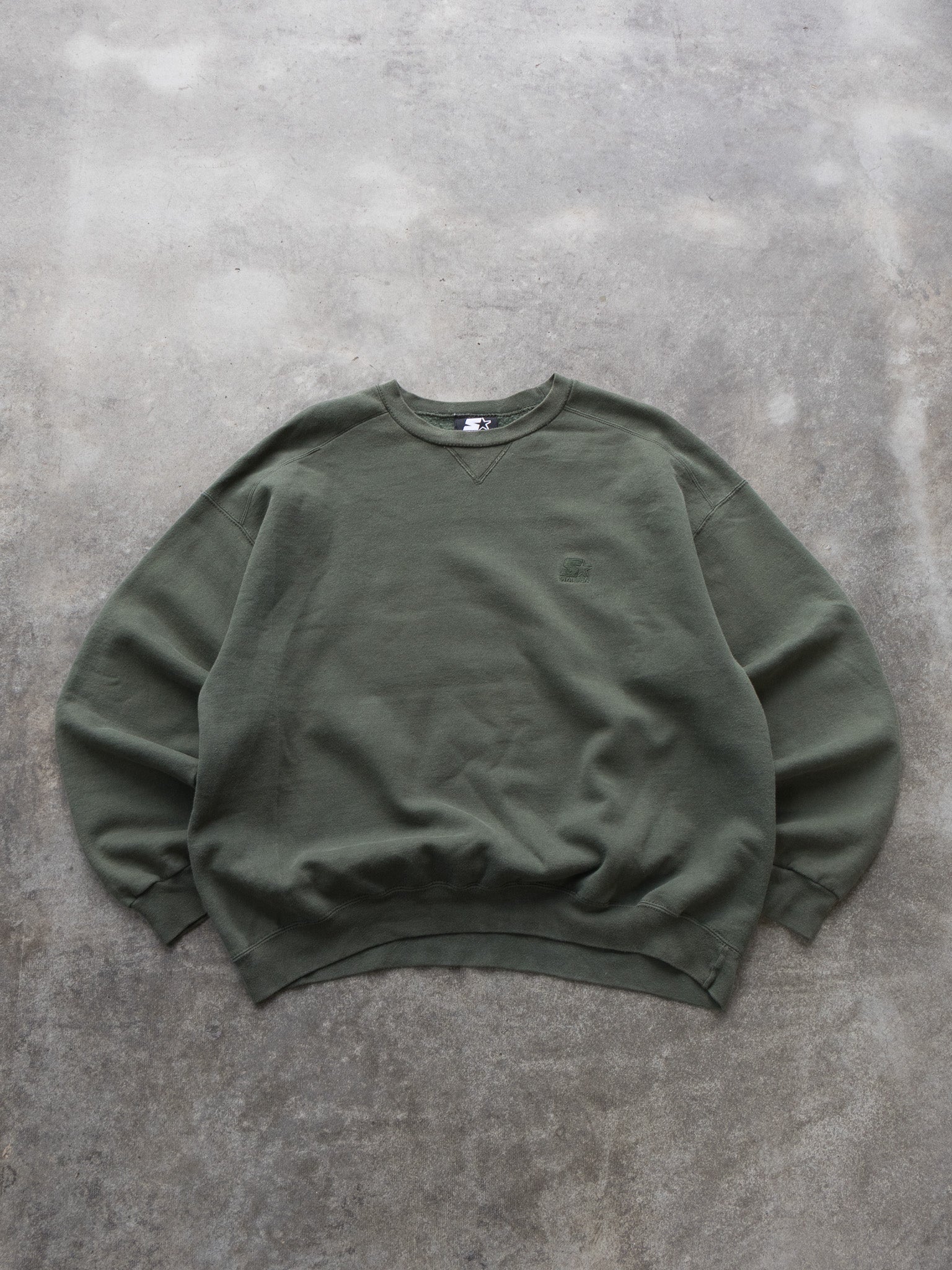 Vintage Green Starter Sweatshirt (L)