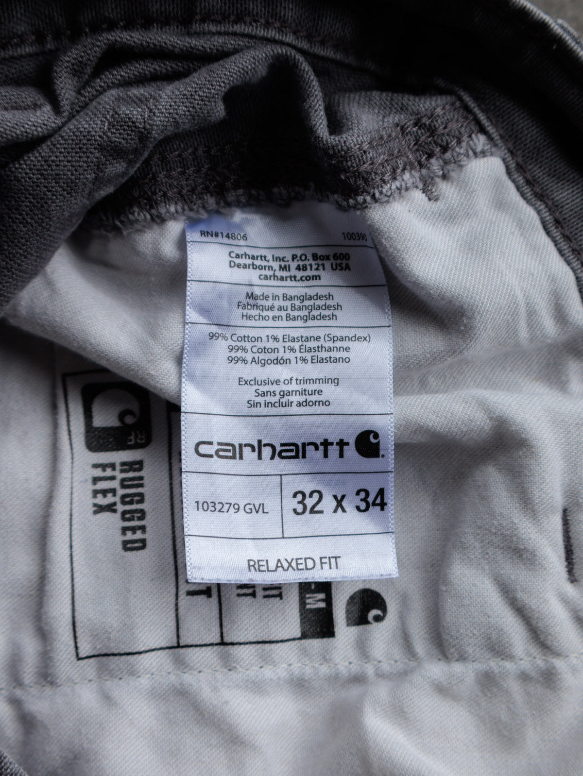 Vintage Grey Carhartt Carpenter Pants (W32)