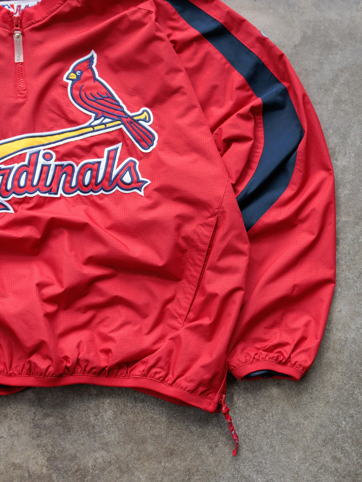 Vintage St. Louis Cardinals Quarter Zip Windbreaker (L)