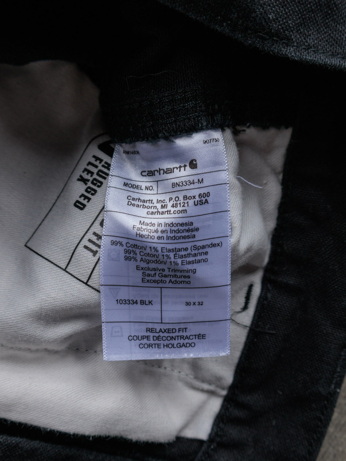 Vintage Black Carhartt Carpenter Pants (W30)