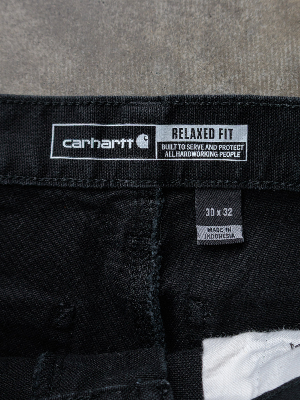 Vintage Black Carhartt Carpenter Pants (W30)