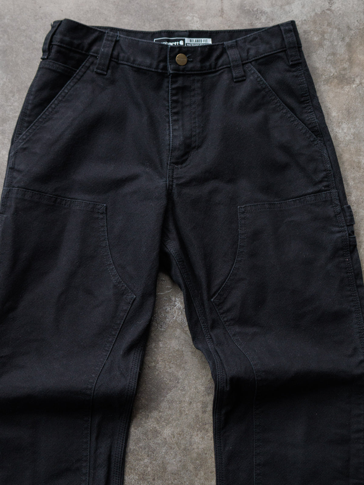 Vintage Black Carhartt Carpenter Pants (W30)