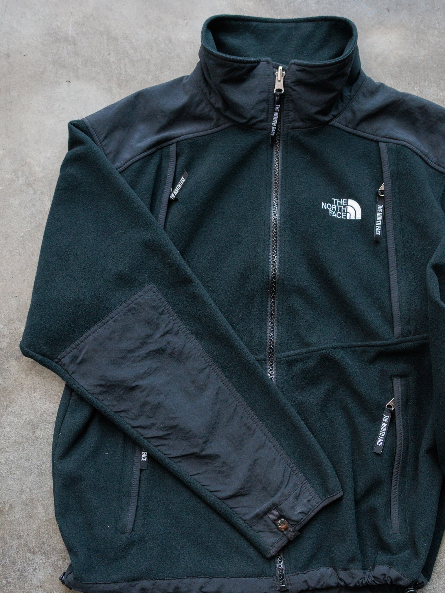 Vintage Black The North Face Denali Fleece Jacket (M)