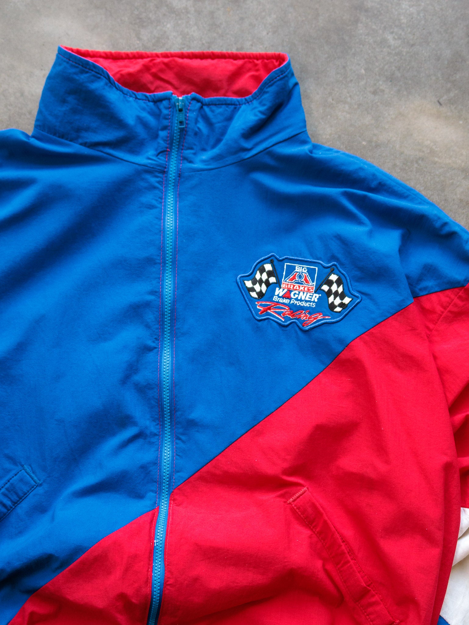 Vintage 90s Multi-Colour Wagner Racing Jacket (2XL)