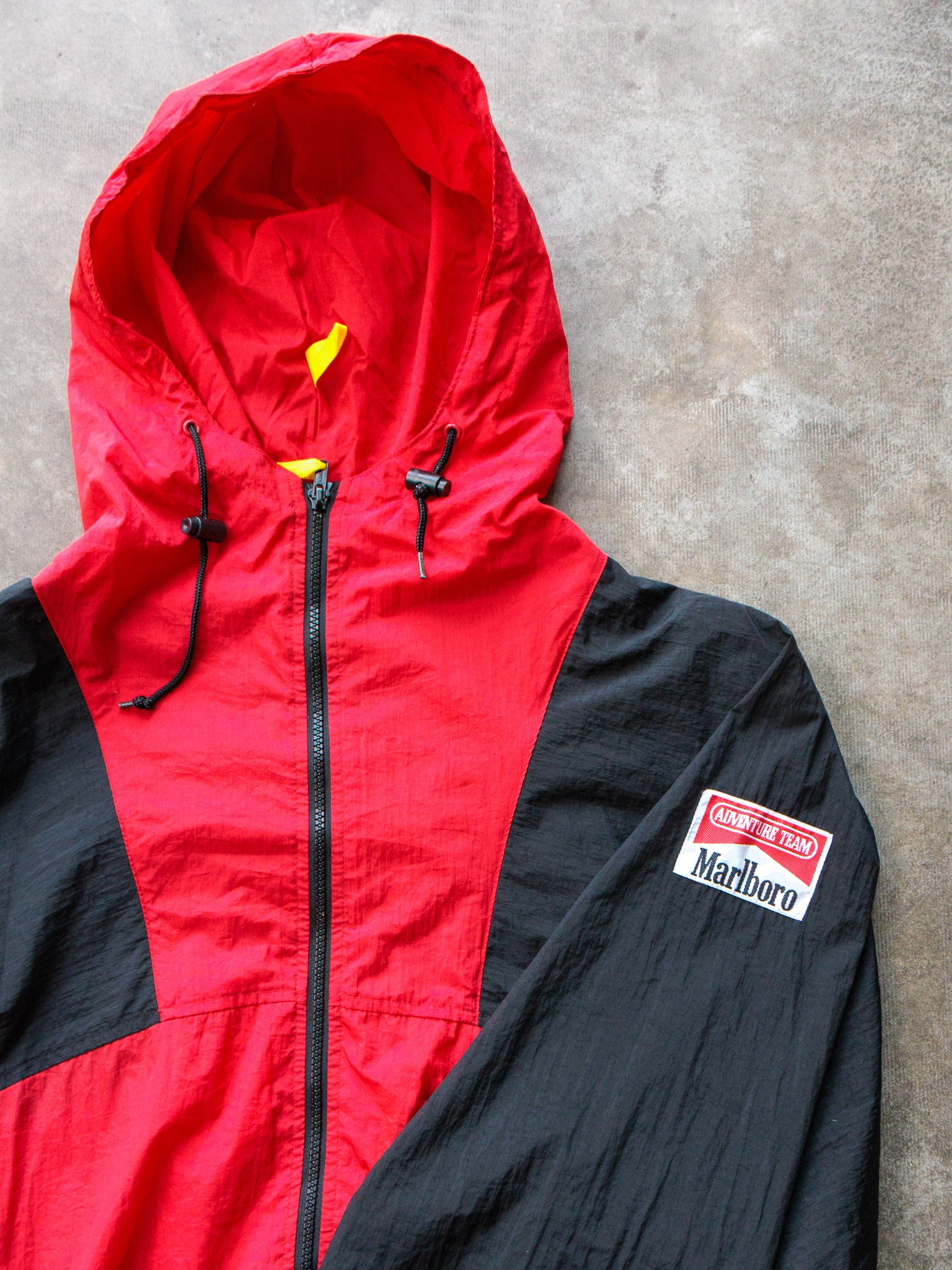 Vintage 90s Red & Black Marlboro Adventure Team Jacket (XL)