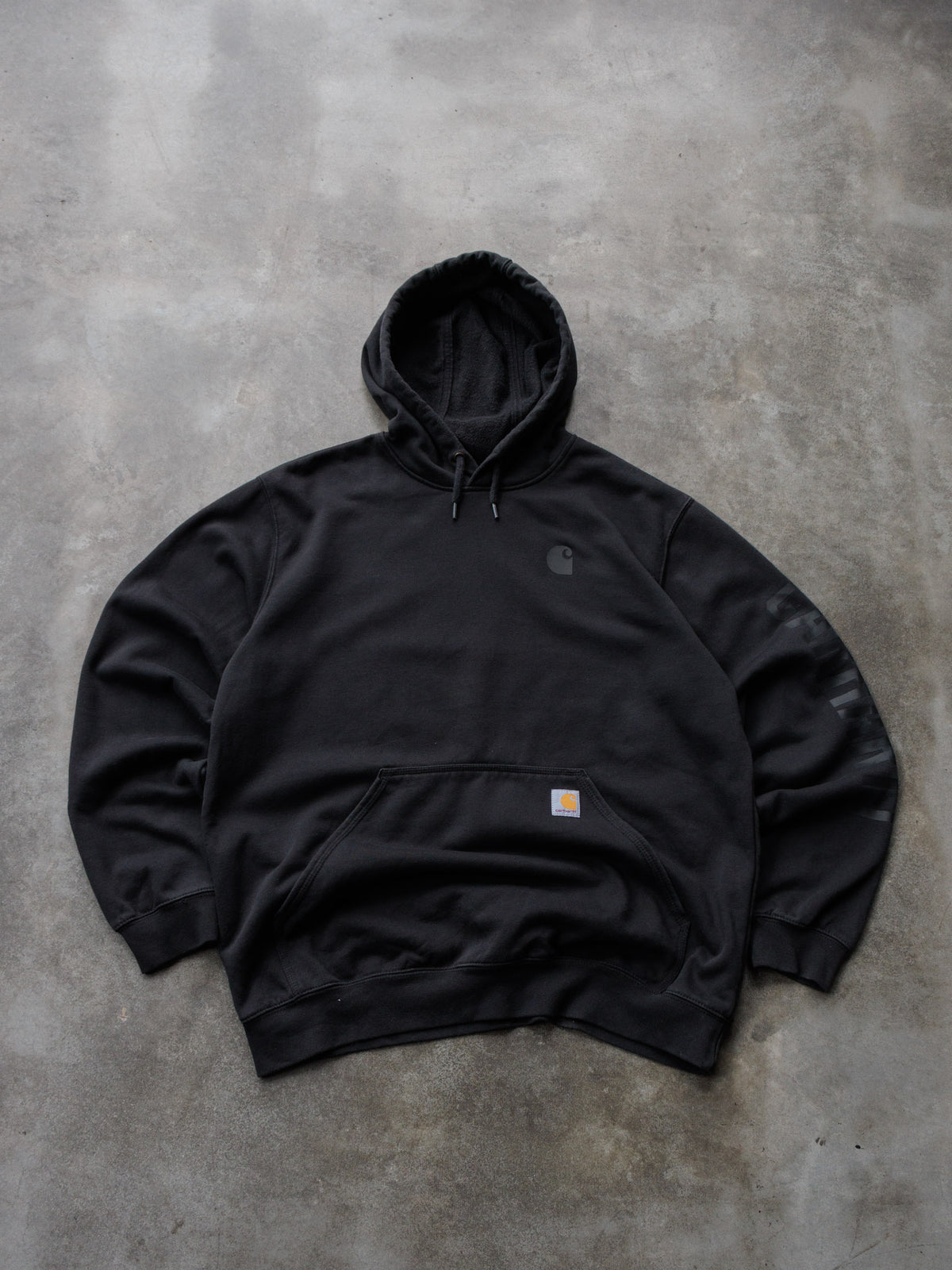 Vintage Black Carhartt Hoodie (L)