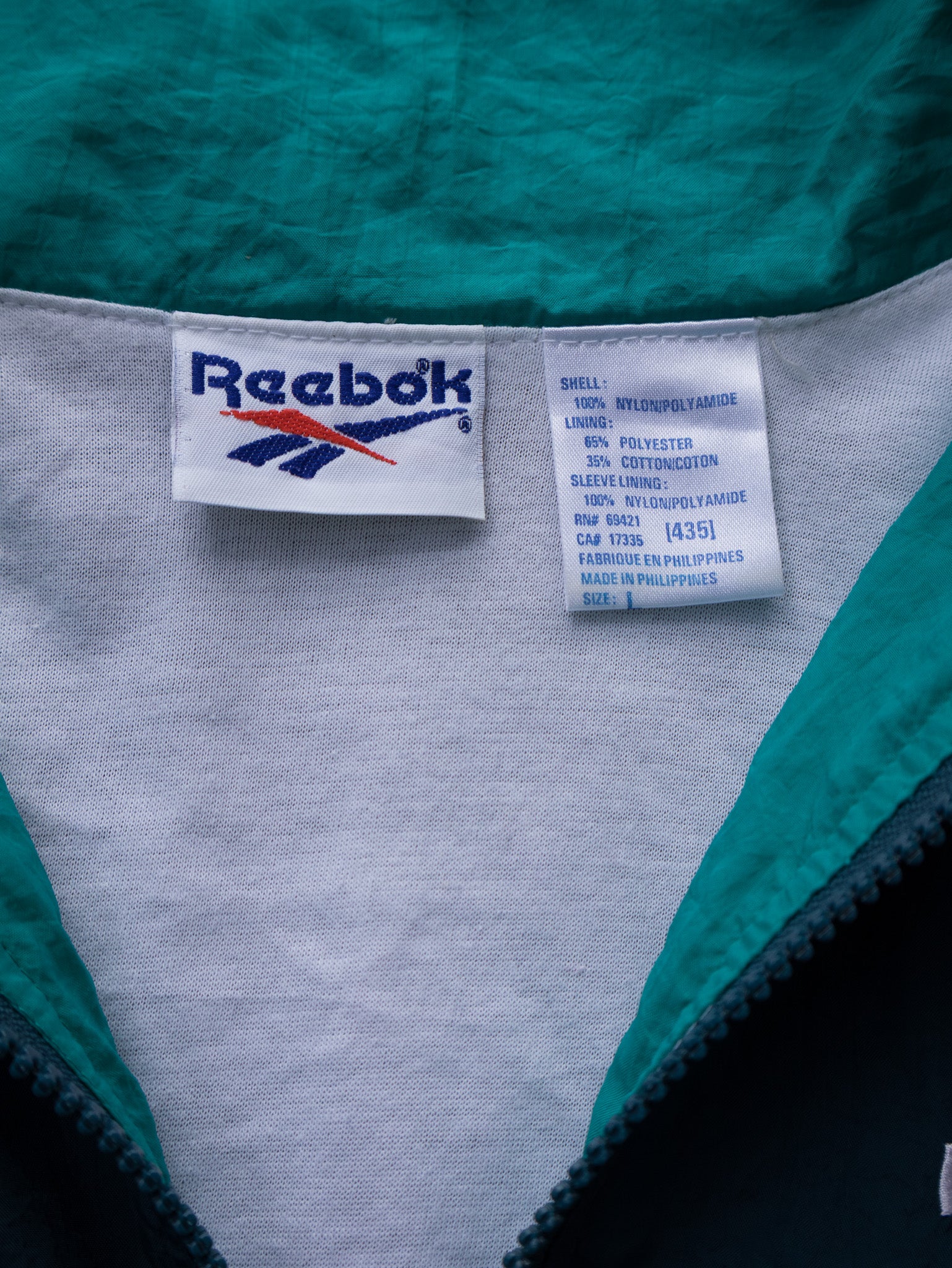 Vintage Reebok Colourblock Track Jacket (L)