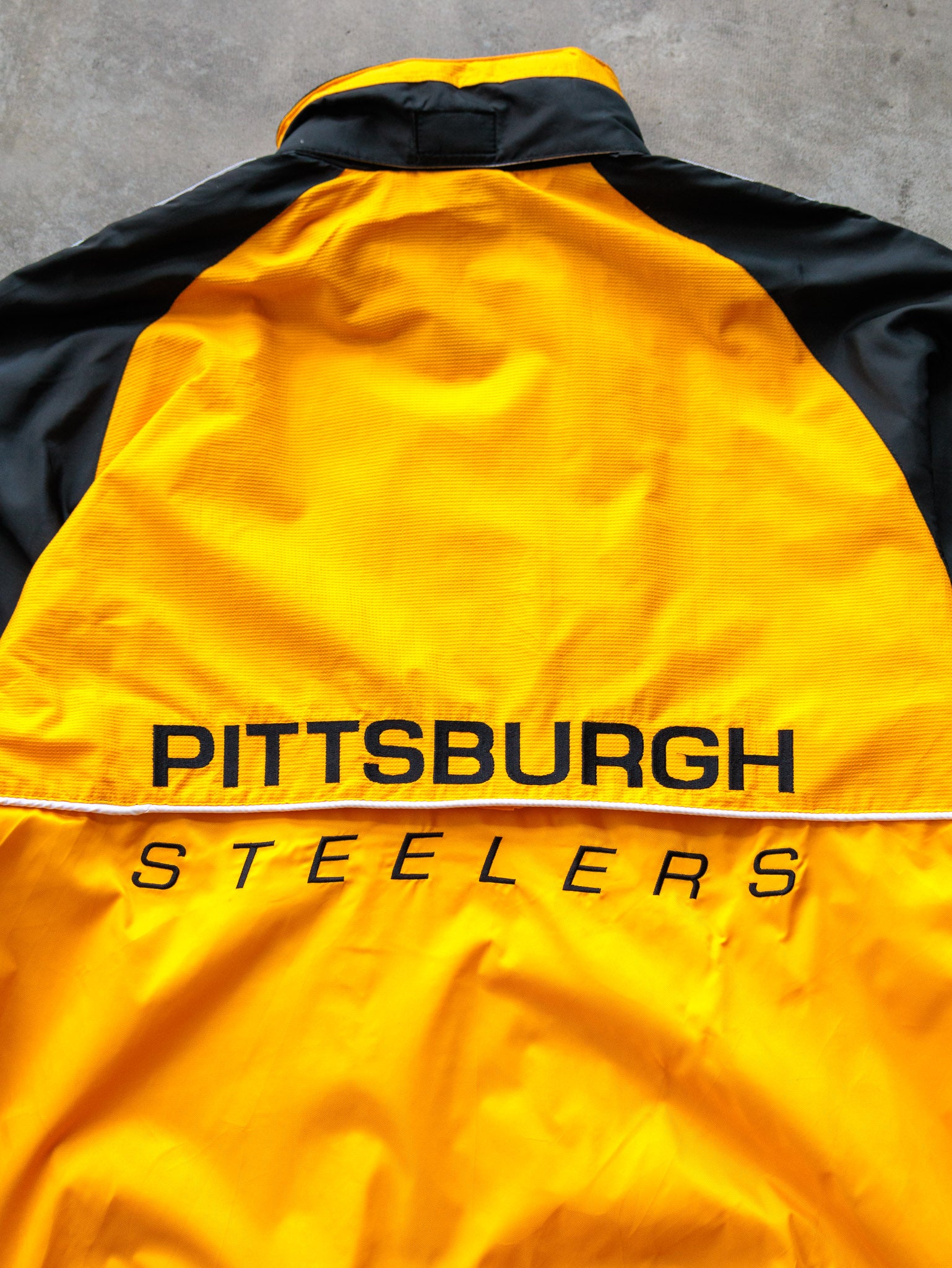 Vintage 90s Yellow Starter Pittsburgh Steelers Track Jacket (L)