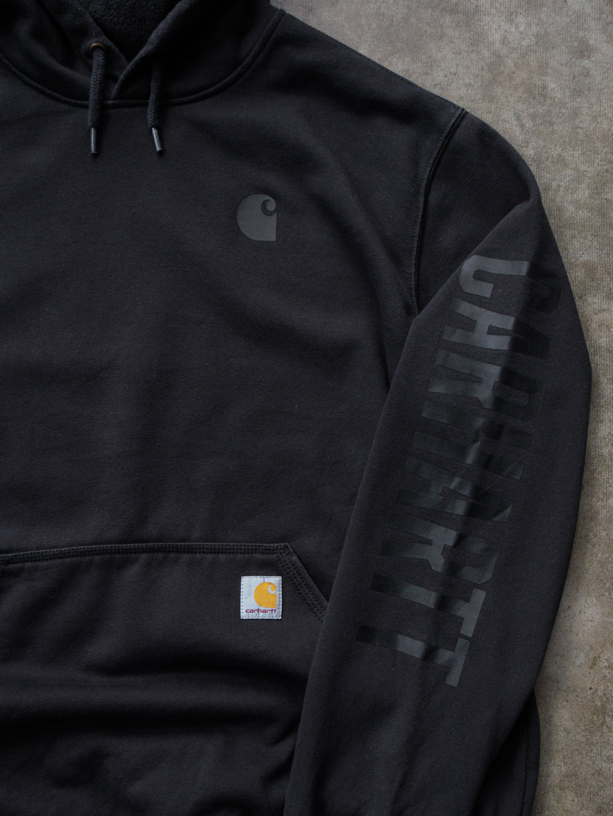 Vintage Black Carhartt Hoodie (L)