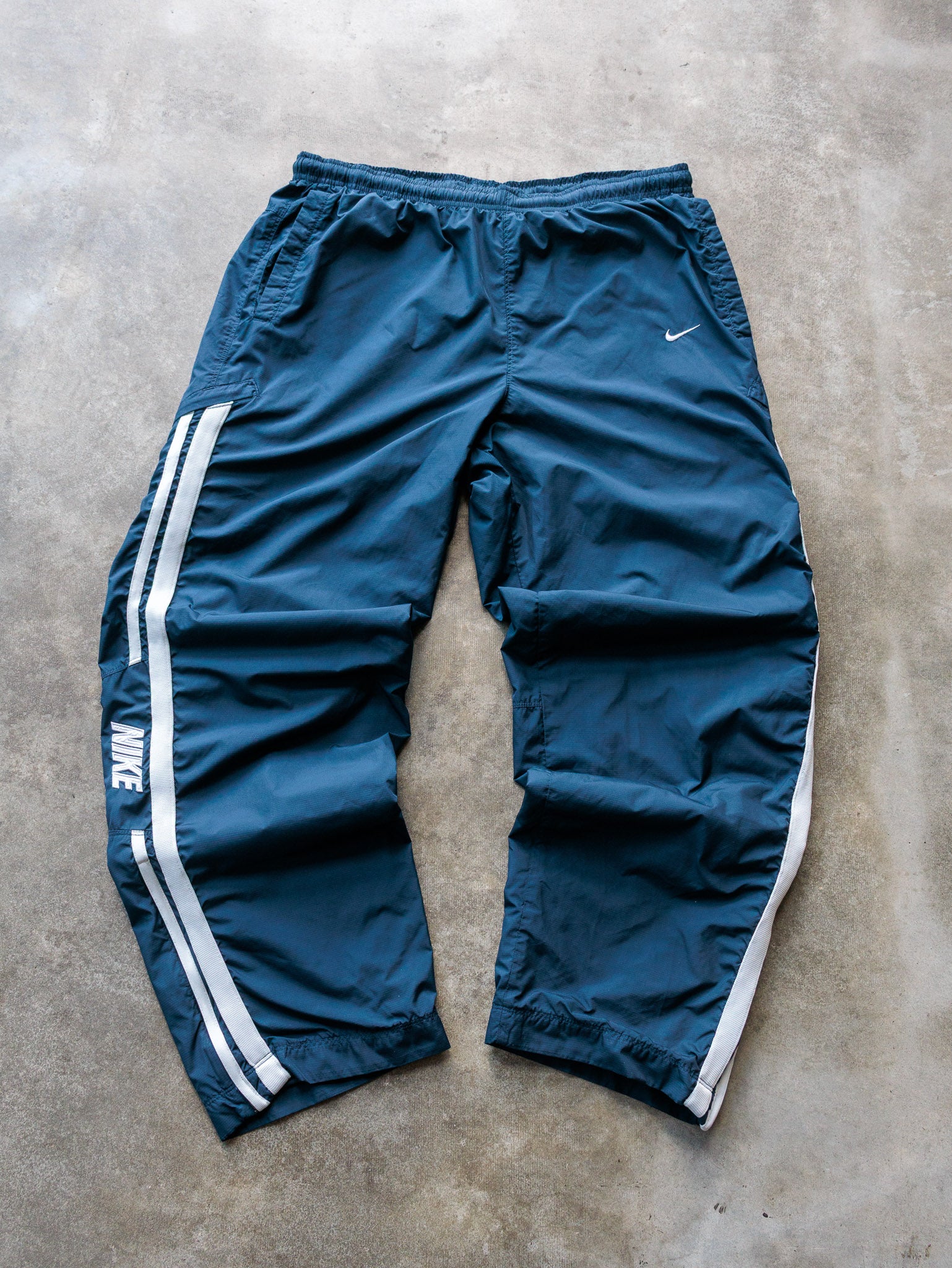Vintage 00s Blue Nike Track Pants (L)