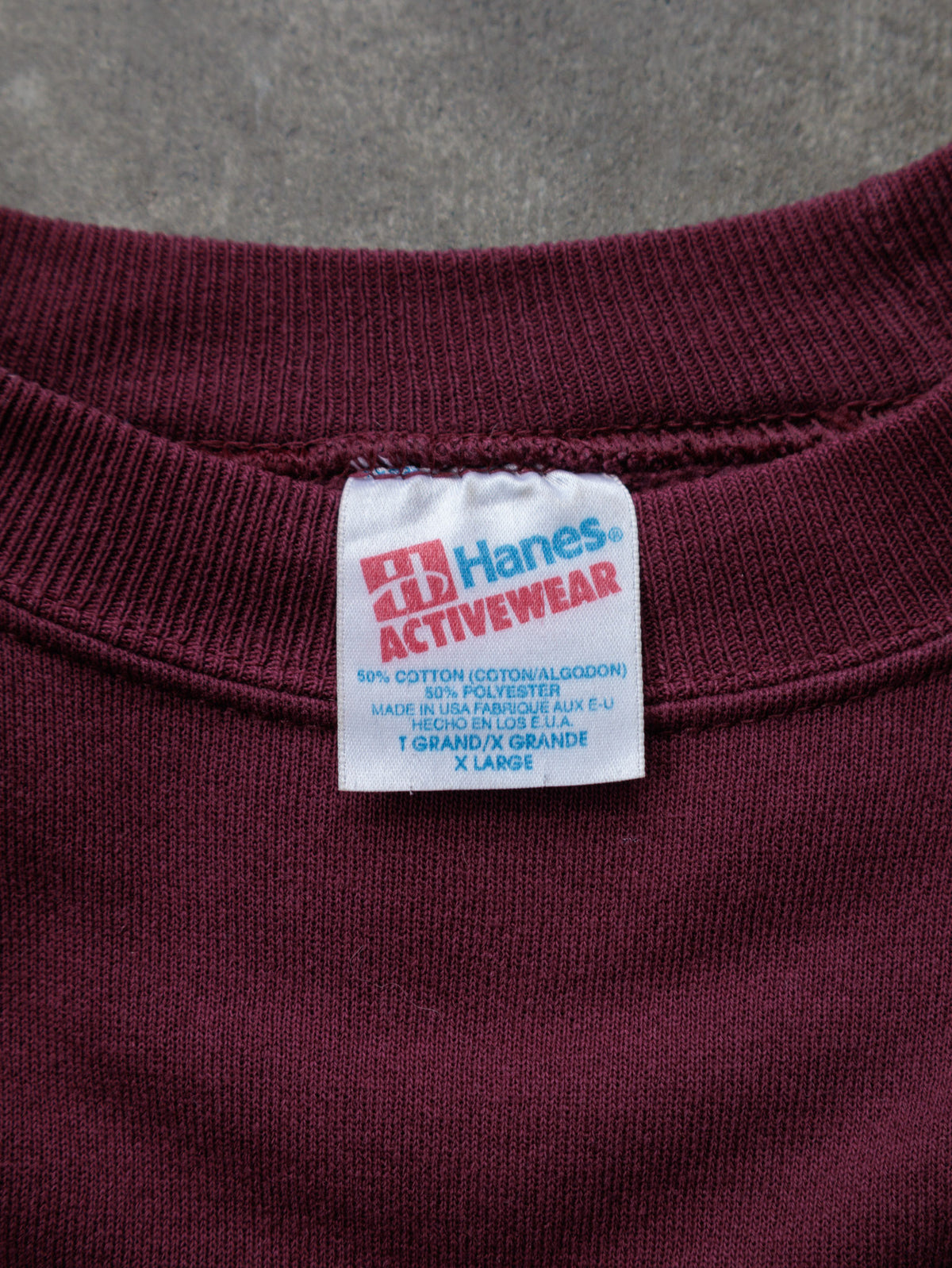 Vintage 90s Maroon Taz Devil Sweatshirt (XL)