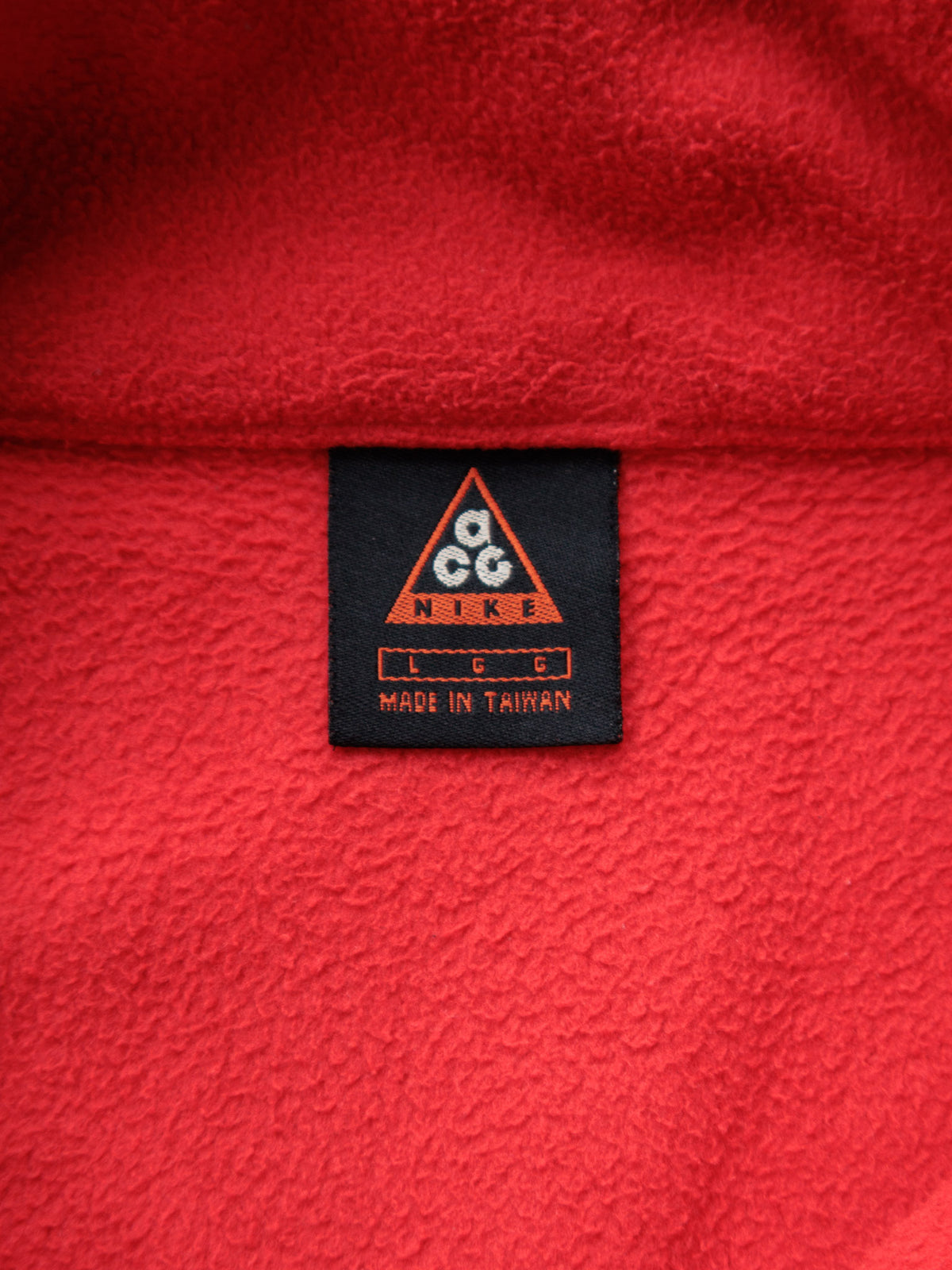 Vintage 90s Red Nike ACG Fleece Vest (L)